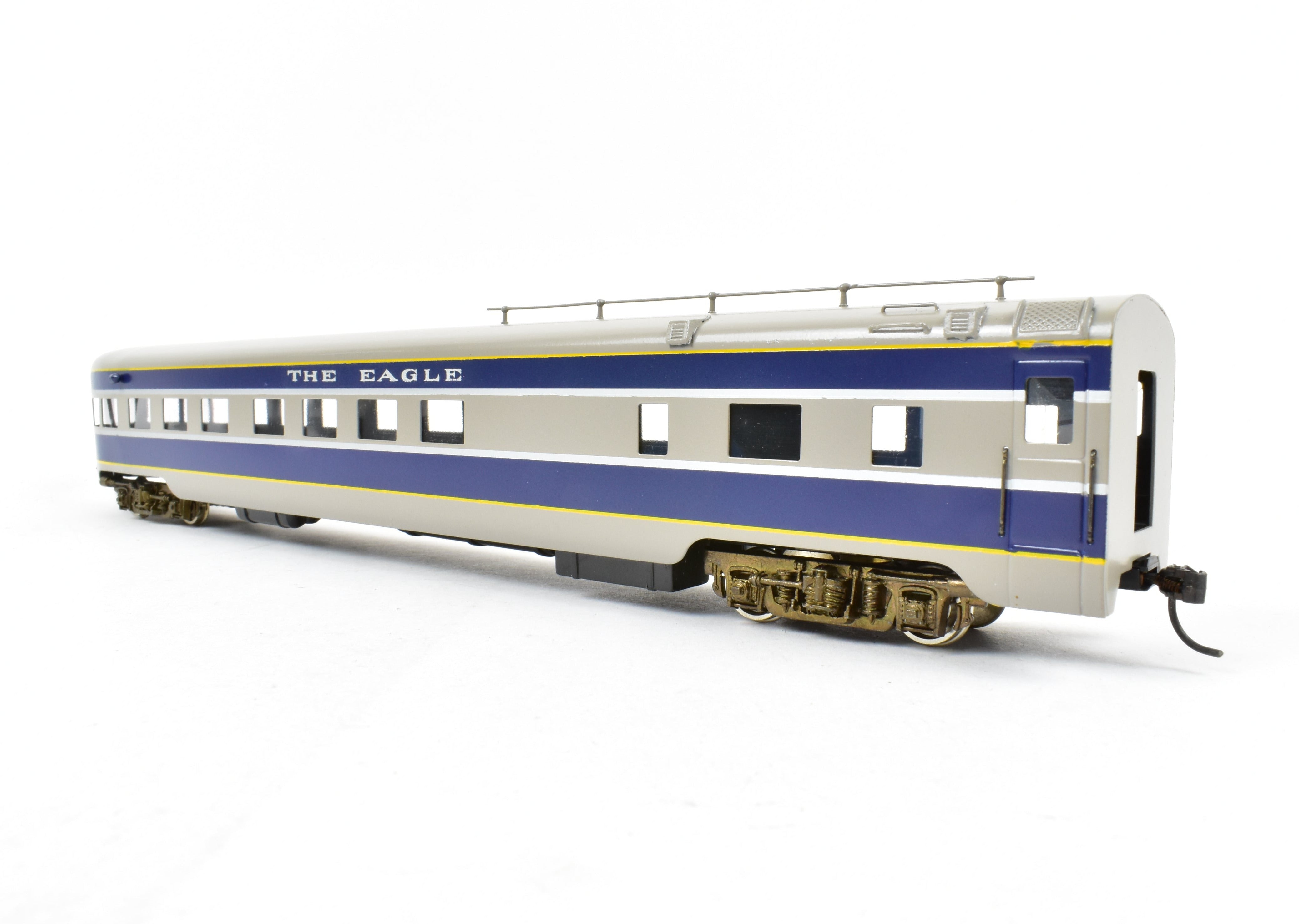 HO Scale Model Train - Brass Balboa Missouri Pacific The Eagle Observation Car FP - A Collectible Model Built in 1968 by Katsumi in Japan