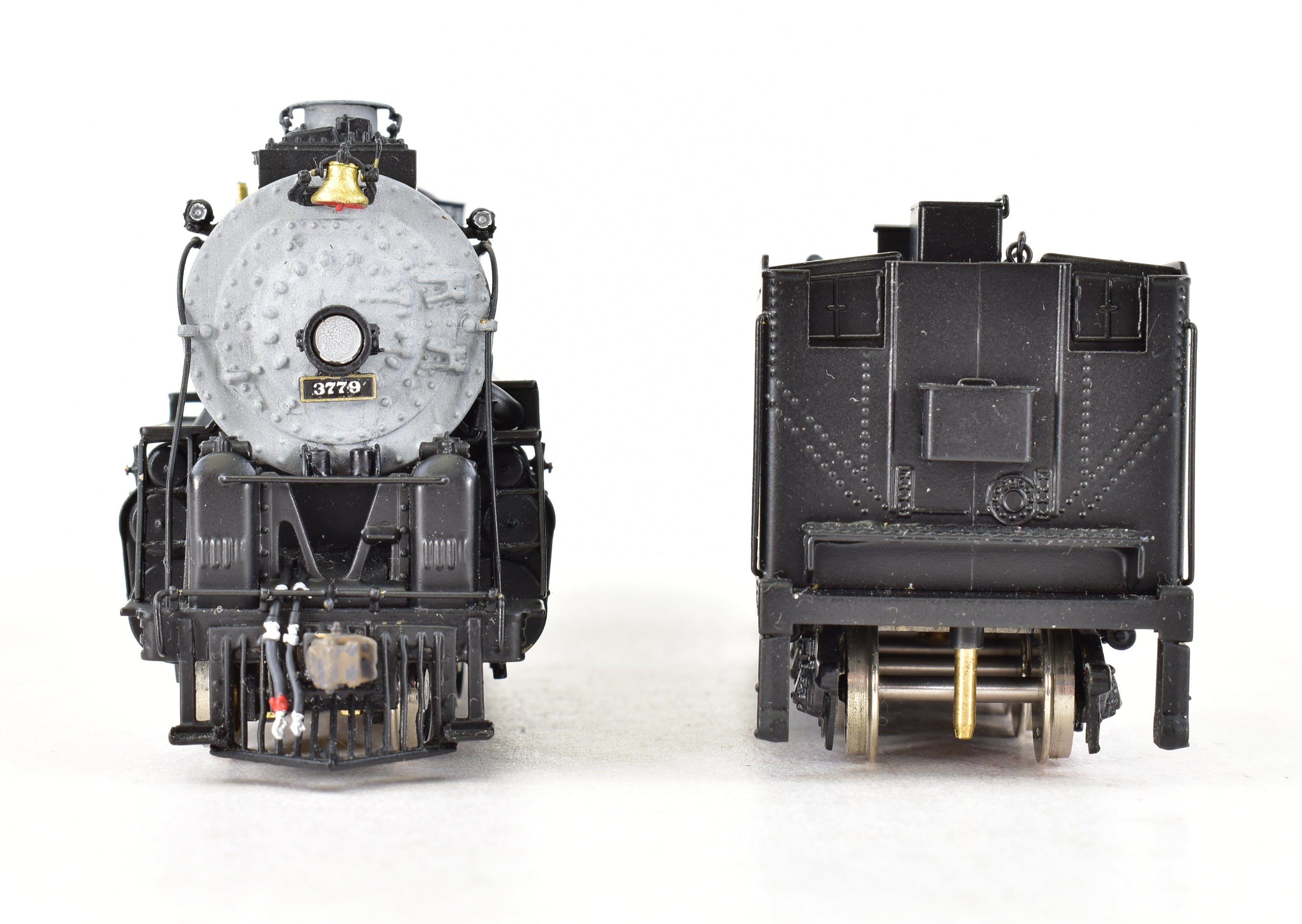 HO Scale Brass PFM - United ATSF - Santa Fe 4-8-4 Northern Steam Locomotive Model from 1981 Hi - Grade Tapered Rods Version with Custom Painting