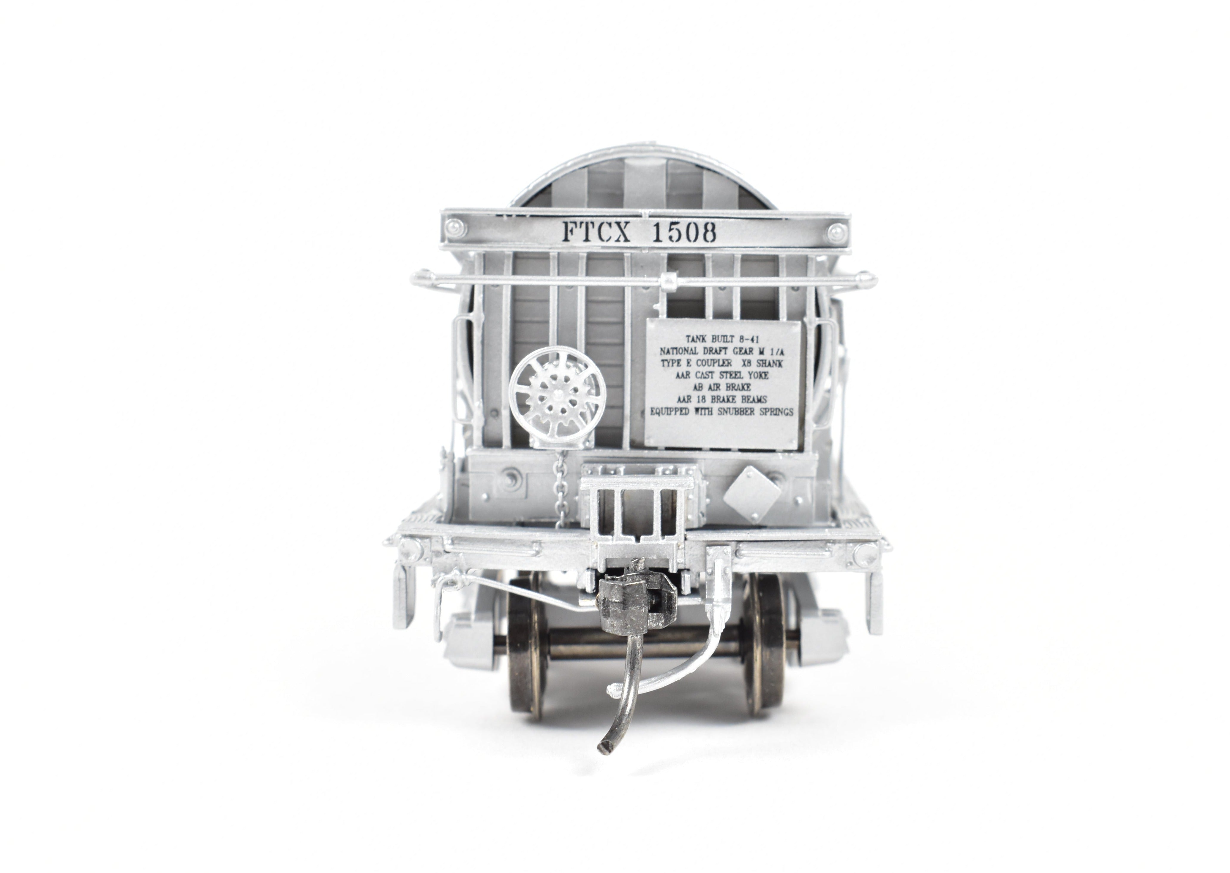 HO Scale New Brass Model Train - North Bank Line Various Roads FTCX 1508 Fleishman's Vinegar Car, a High - Quality Collectible