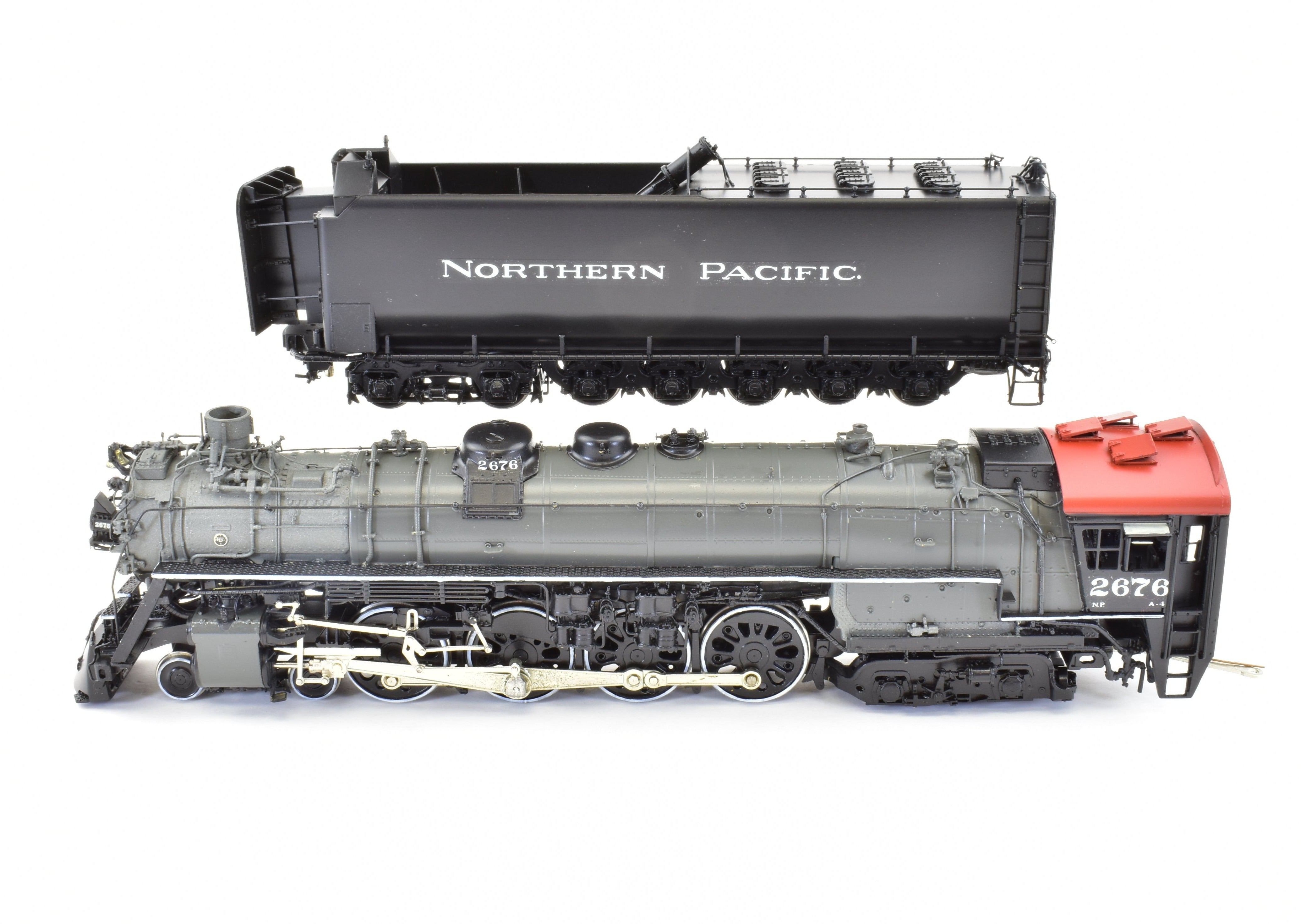 HO Scale Brass Northern Pacific A-4 4-8-4 Pro Painted Locomotive by W&R Enterprises