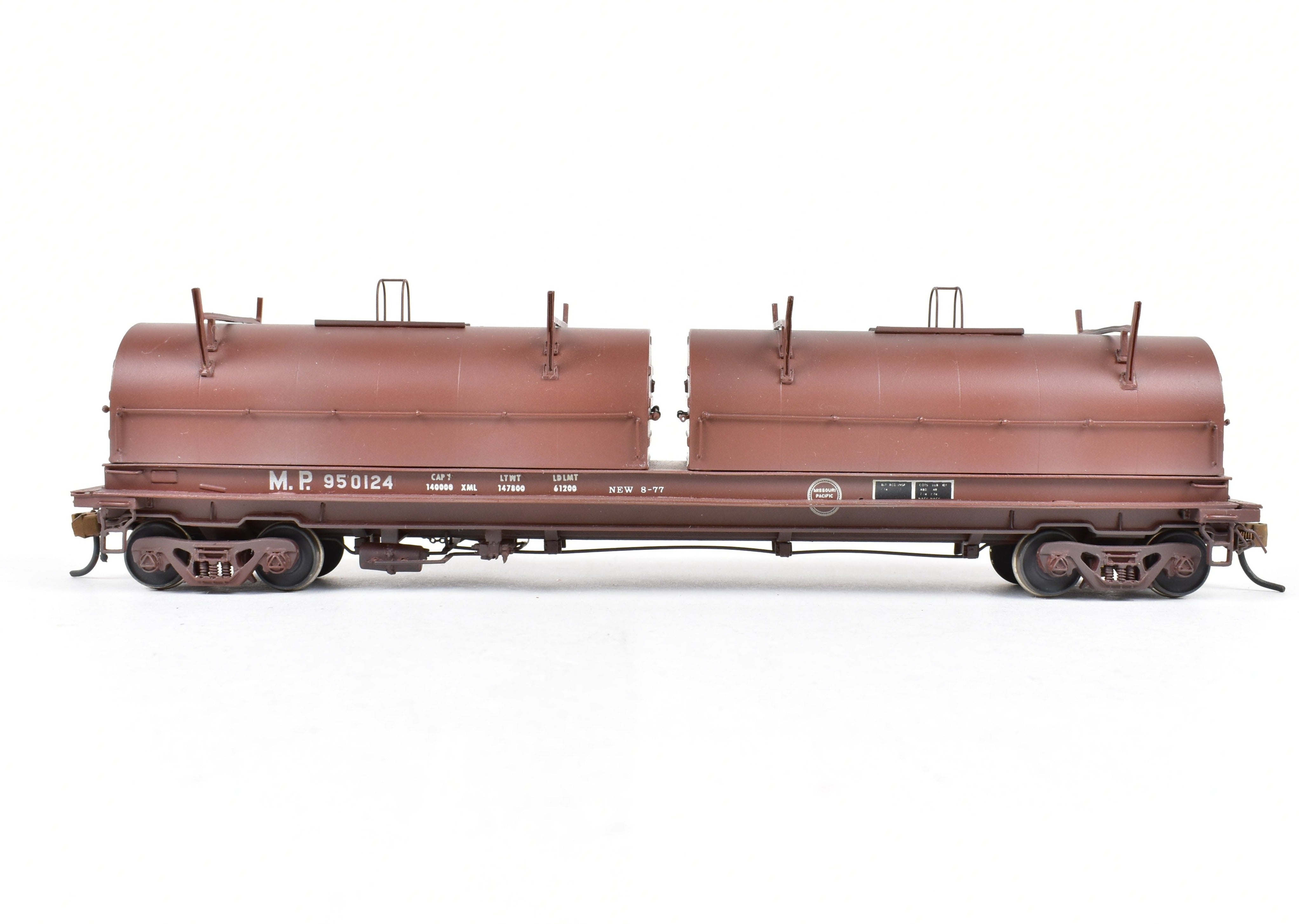 HO Brass OMI Thrall Coil Steel Car Painted for Mopac by Overland Models