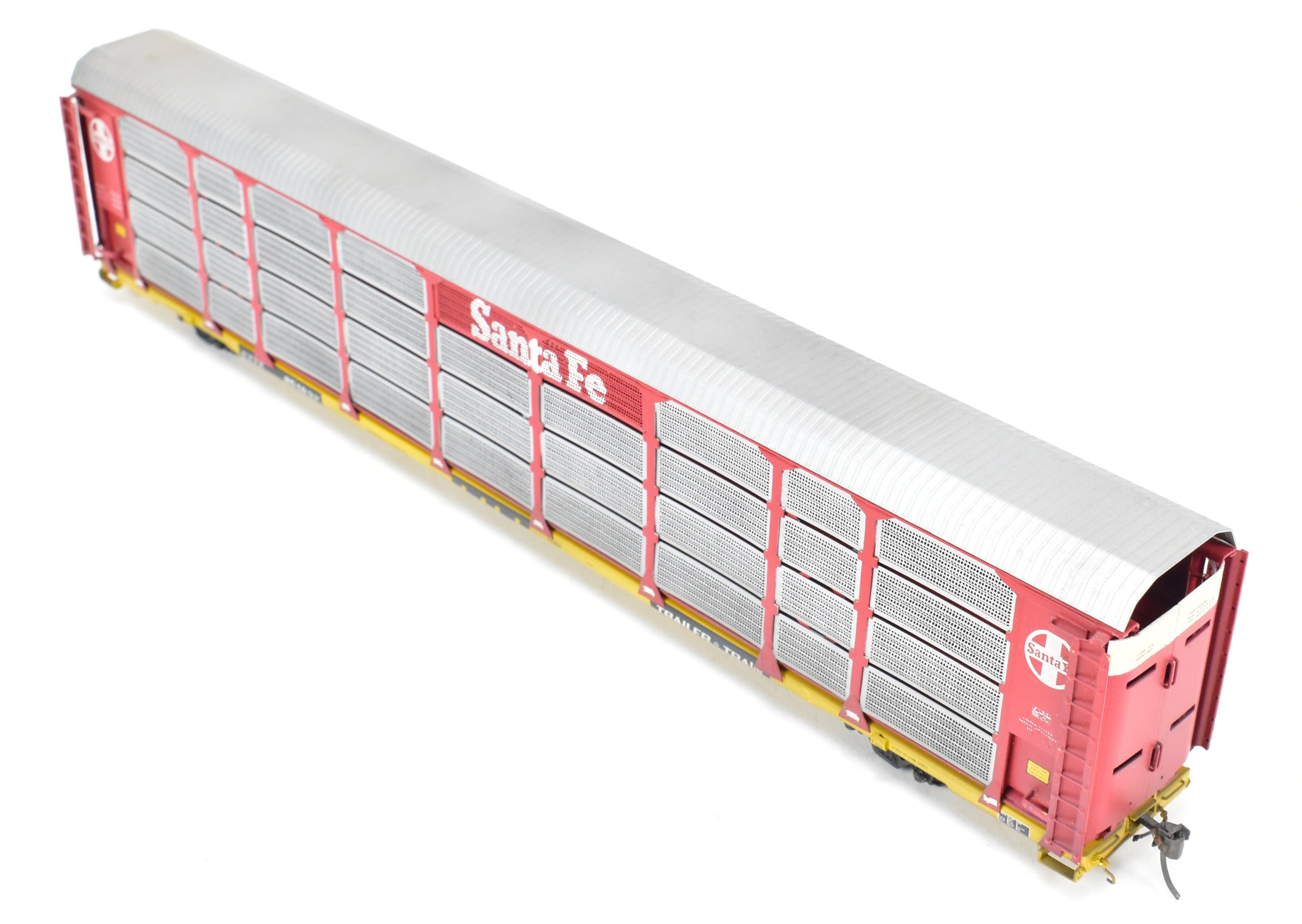 Custom Painted HO Brass Tri - Level Auto Rack No. 851832 by Overland Models