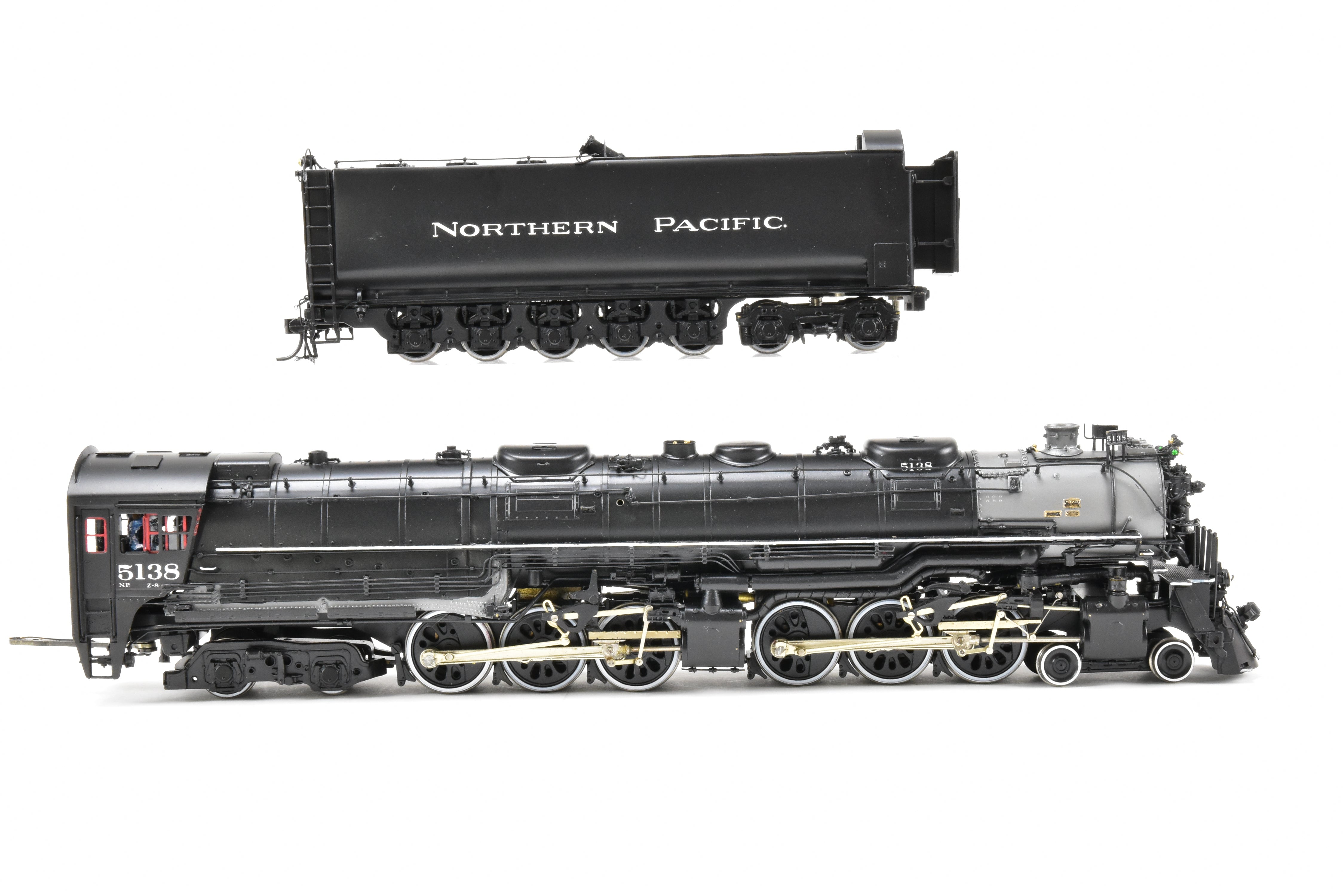 HO Classic Pro - Painted Northern Pacific Z - 8 Challenger Brass Key Imports #5138