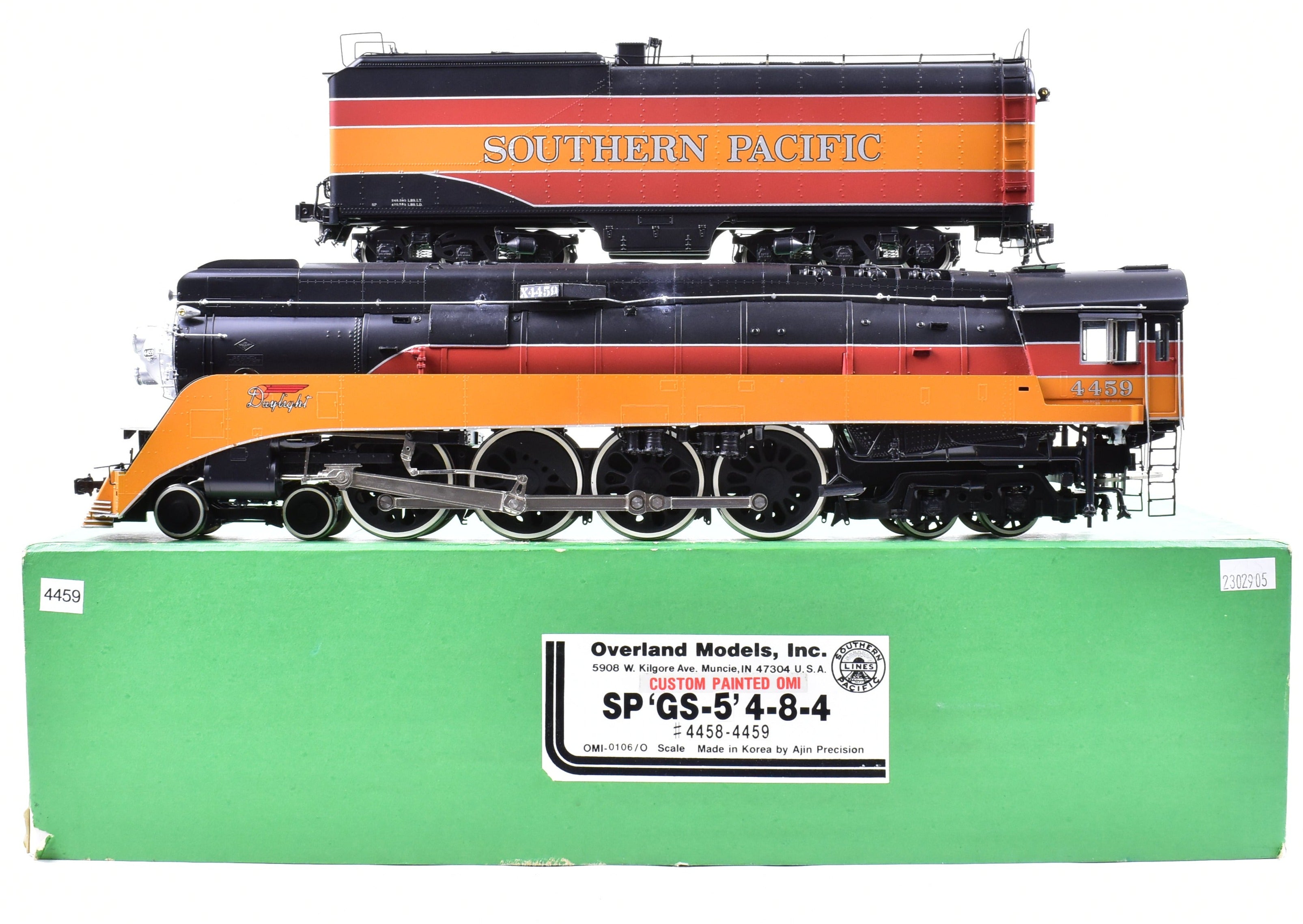 Overland Models, Inc. O Scale Brass Southern Pacific GS - 5 4 - 8 - 4 FP #4459 (1 of 10)