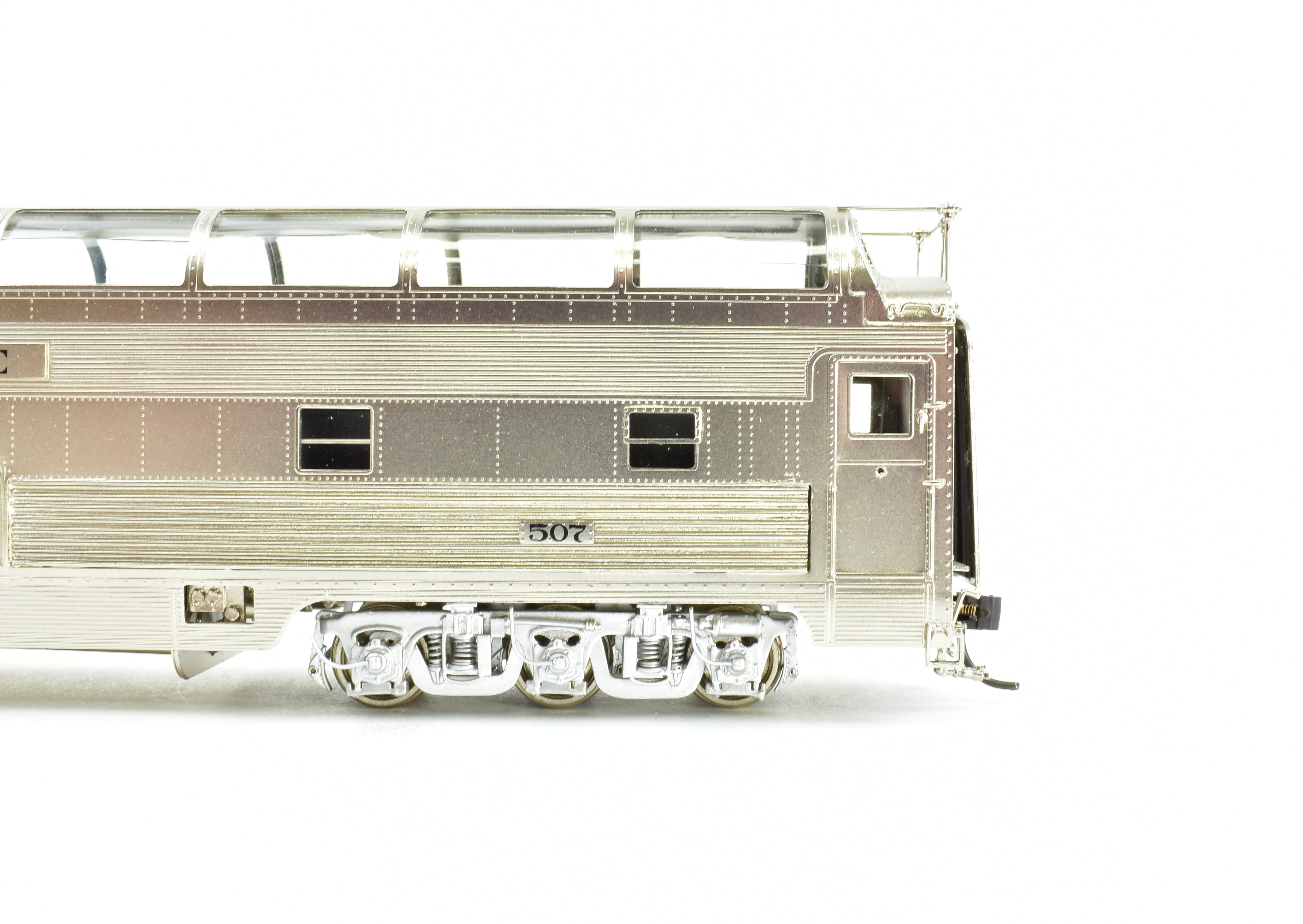 HO Scale Brass Precision Scale Co. ATSF - Santa Fe Dome Lounge Model Train Car Factory Painted #507