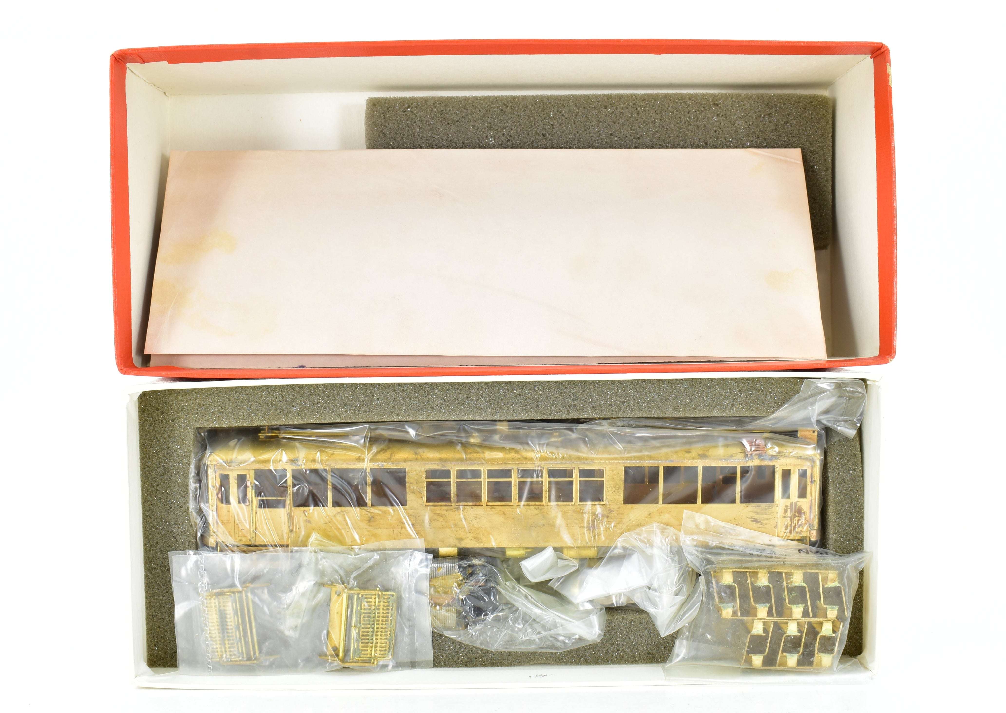 HO Scale Brass S. Soho & Co. LARY - Authentic Los Angeles Railway Type H - 1 Streetcar Model Kit