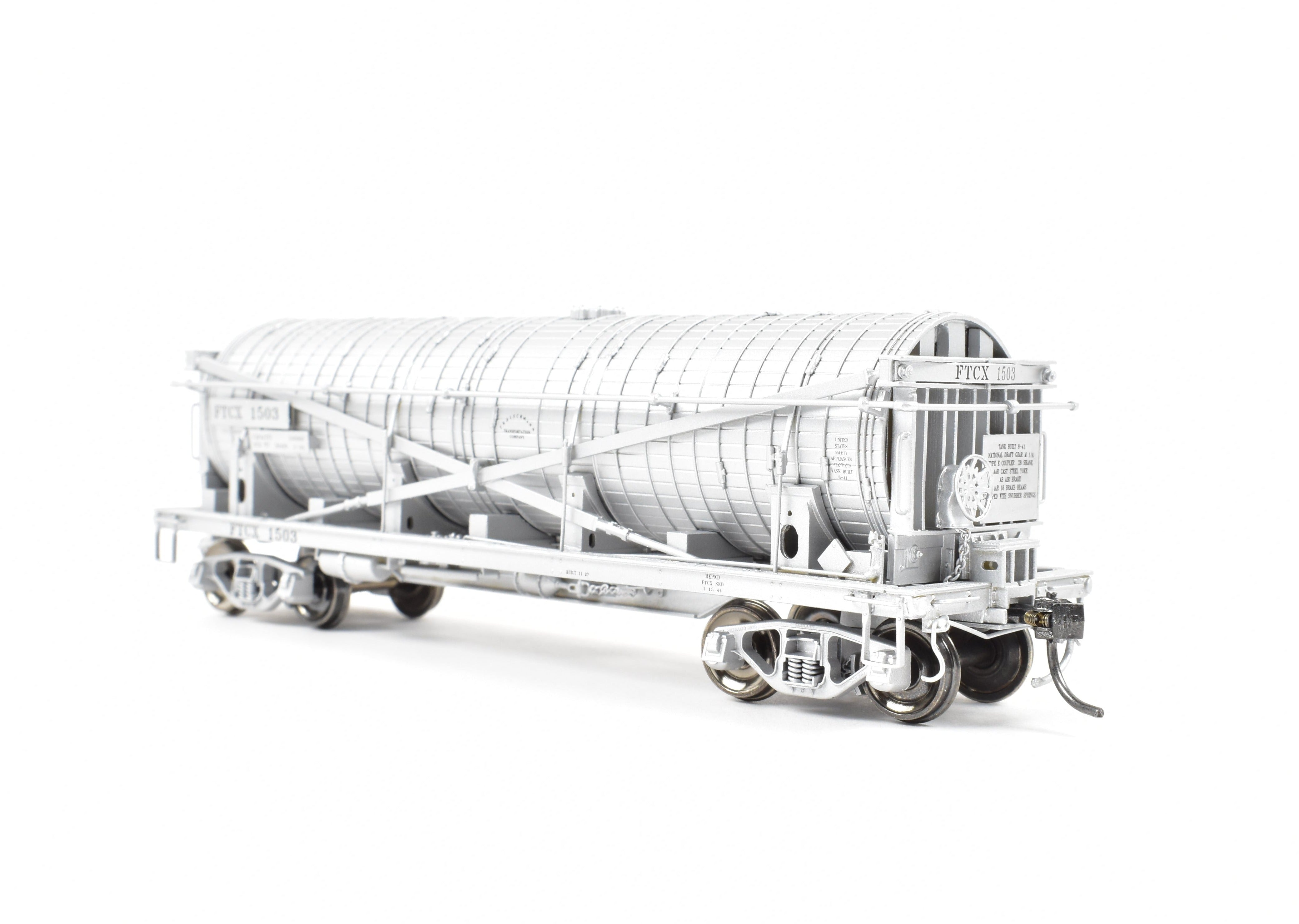 HO Scale New Brass Model Car for North Bank Line with Various Roads - FTCX 1503 Fleishman's Vinegar Brand
