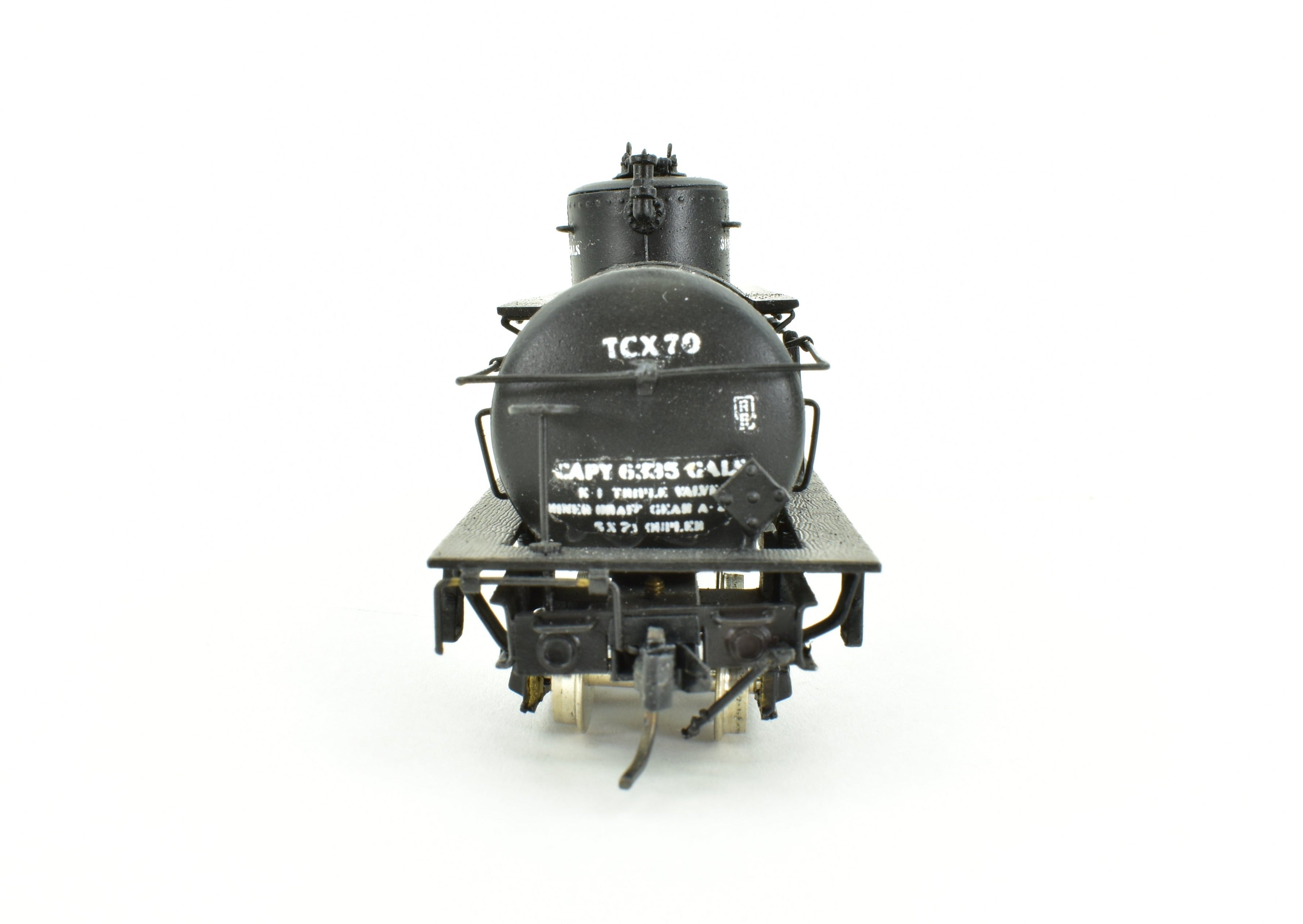 HOn3 Custom Painted Brass Texaco Oil Bunker Tank Car TCX #70 by Westside Model Co.