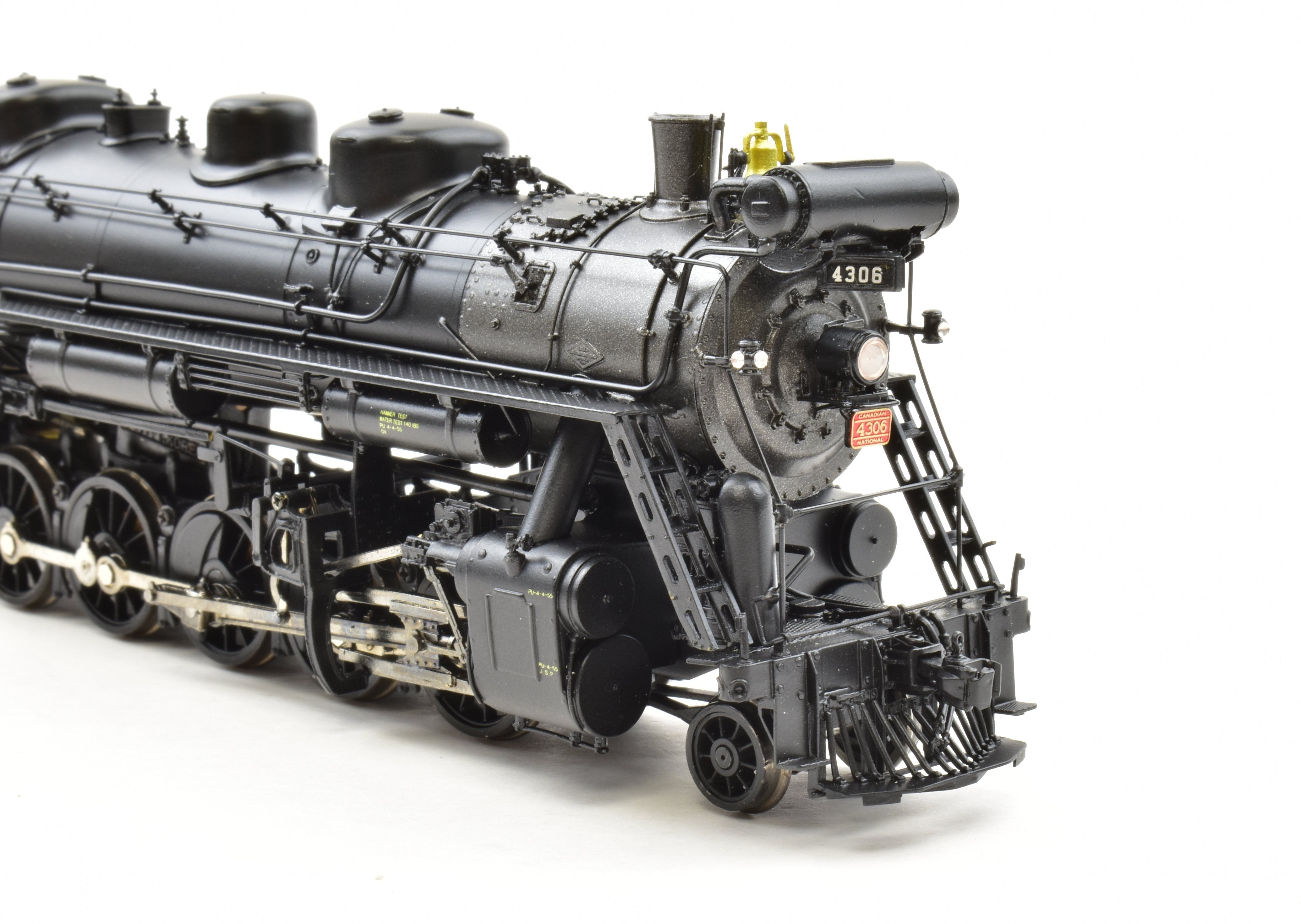 HO Scale Brass Model Train - Overland Models CNR Canadian National Railway T4a 2-10-2 Factory Painted Locomotive No. 4306