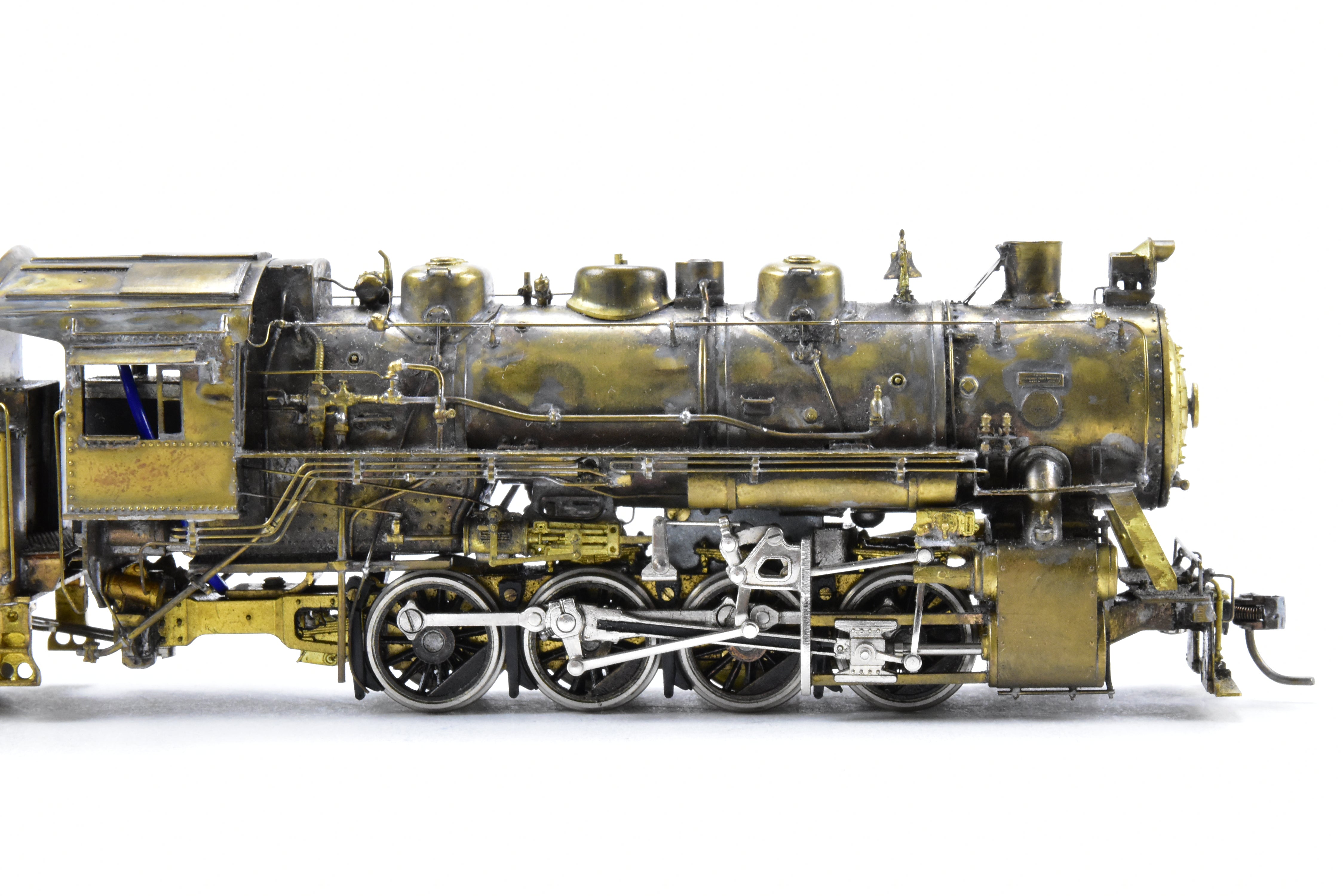 Exquisite HO Scale Brass Custom Model of Missouri Pacific 0-8-0 No. 9701 Scratch Built by Joe G. Collias - One-of-a-Kind Collector's Item