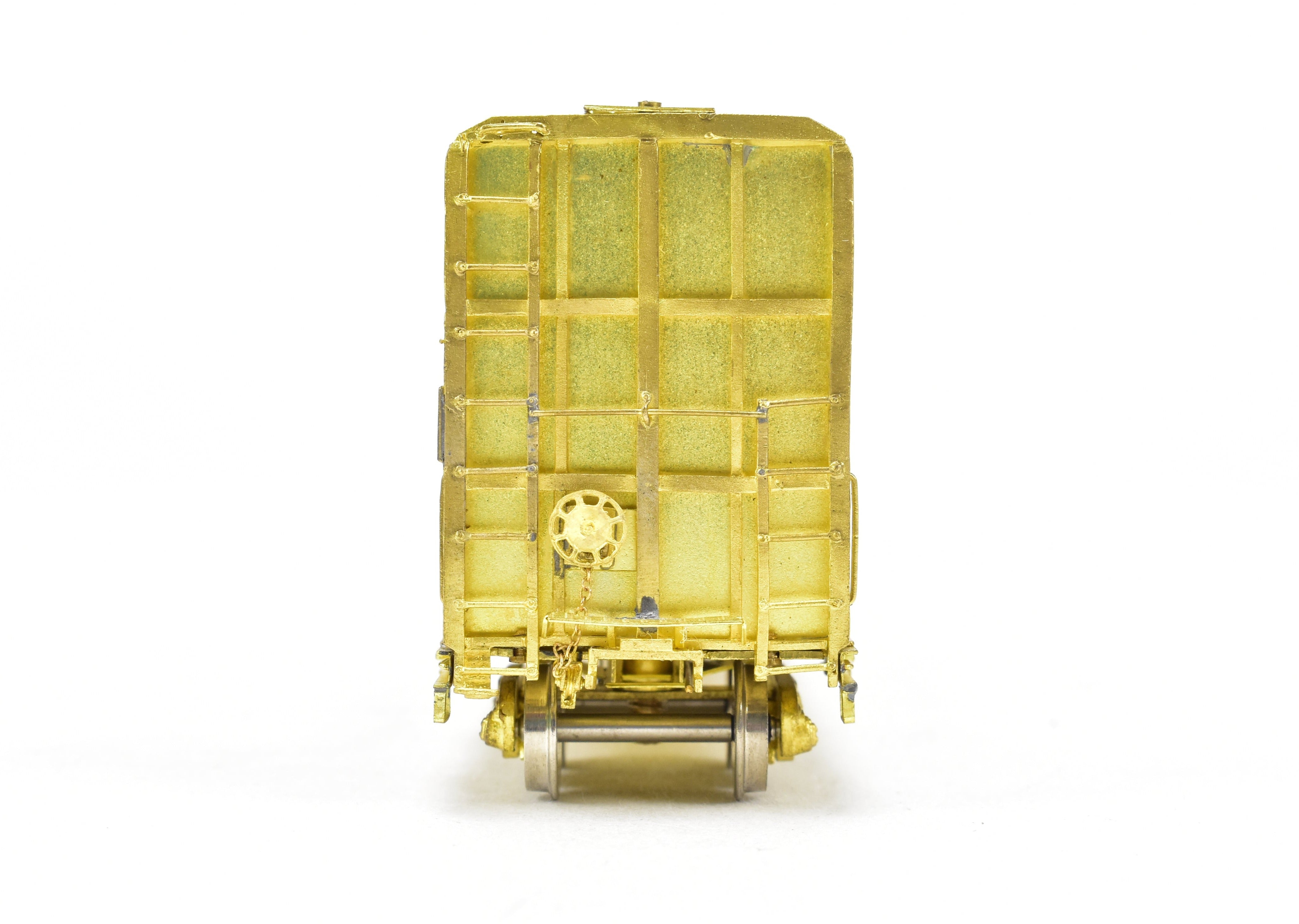 HO Scale Brass Thrall Center Beam 64-Foot Flat Car Model by Overland Models, Inc. for Various Roads
