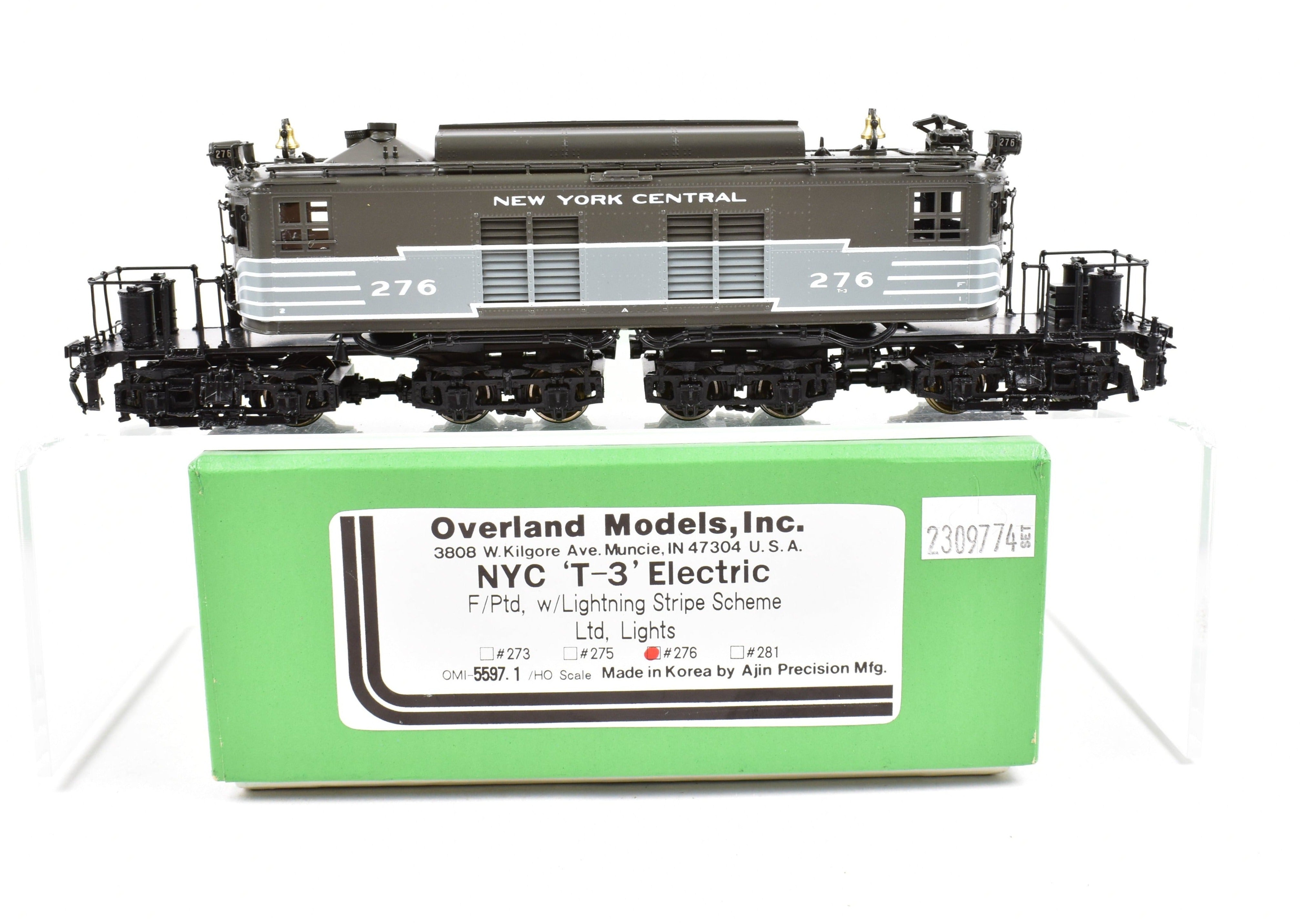HO Brass OMI - Overland Models NYC T-3 Electric Factory Painted Model