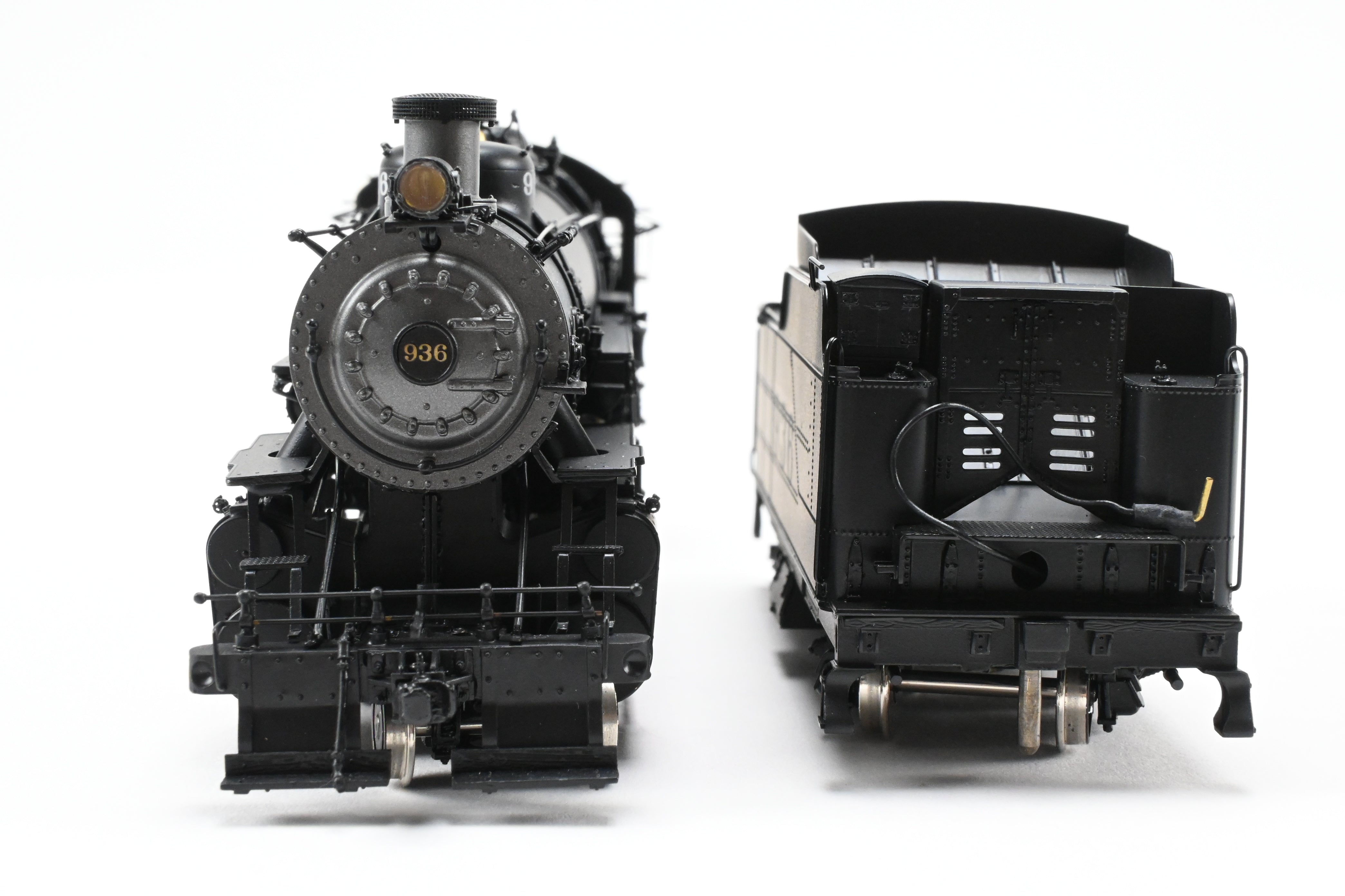 HO Scale Brass Division Point ATSF - Santa Fe 2-10-2 Freight Passenger Locomotive #936 with 8500 Gallon Coal Tender Model