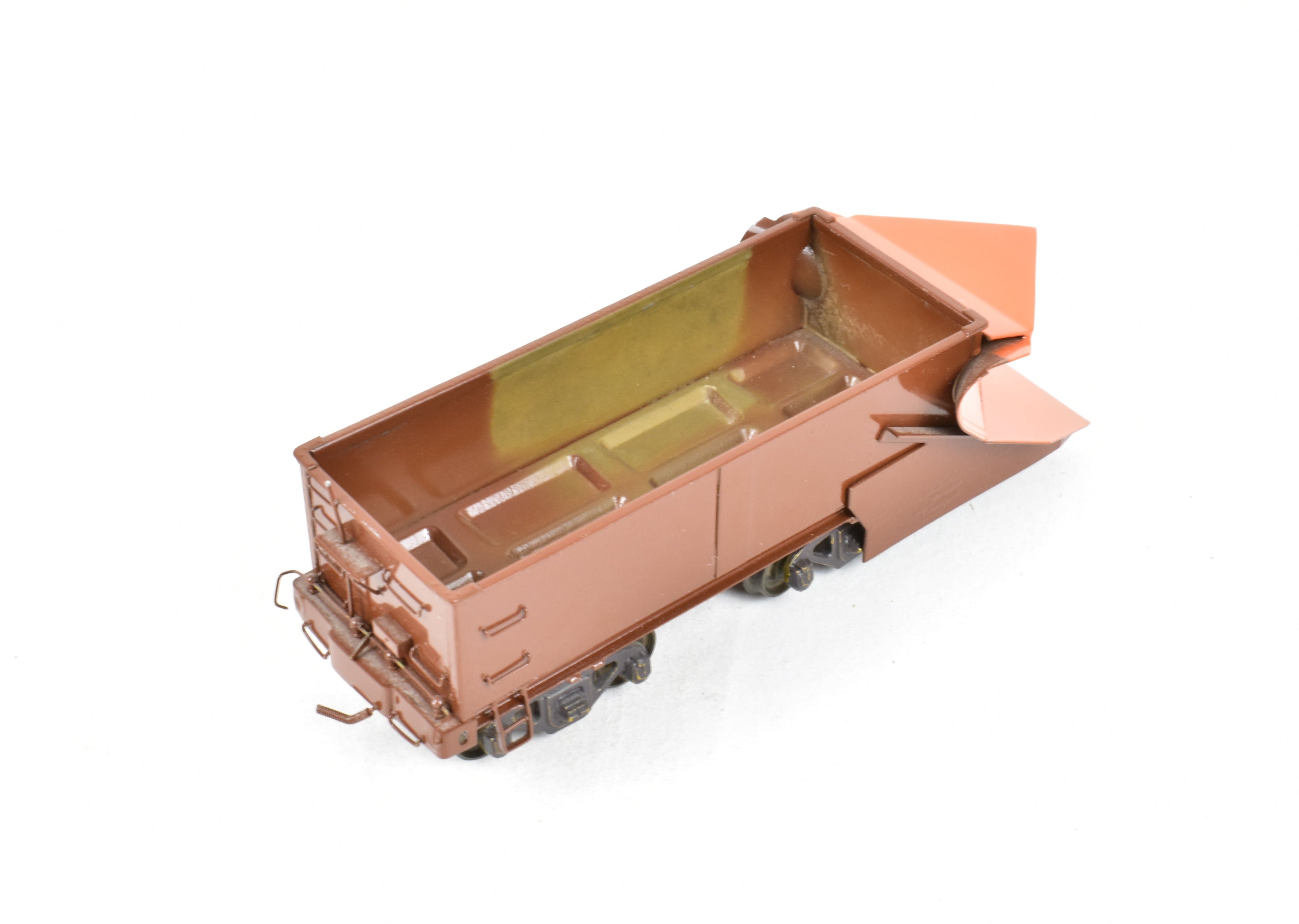 HO Scale Brass Hallmark Models Custom - Painted Missouri Pacific Snow Plow Model