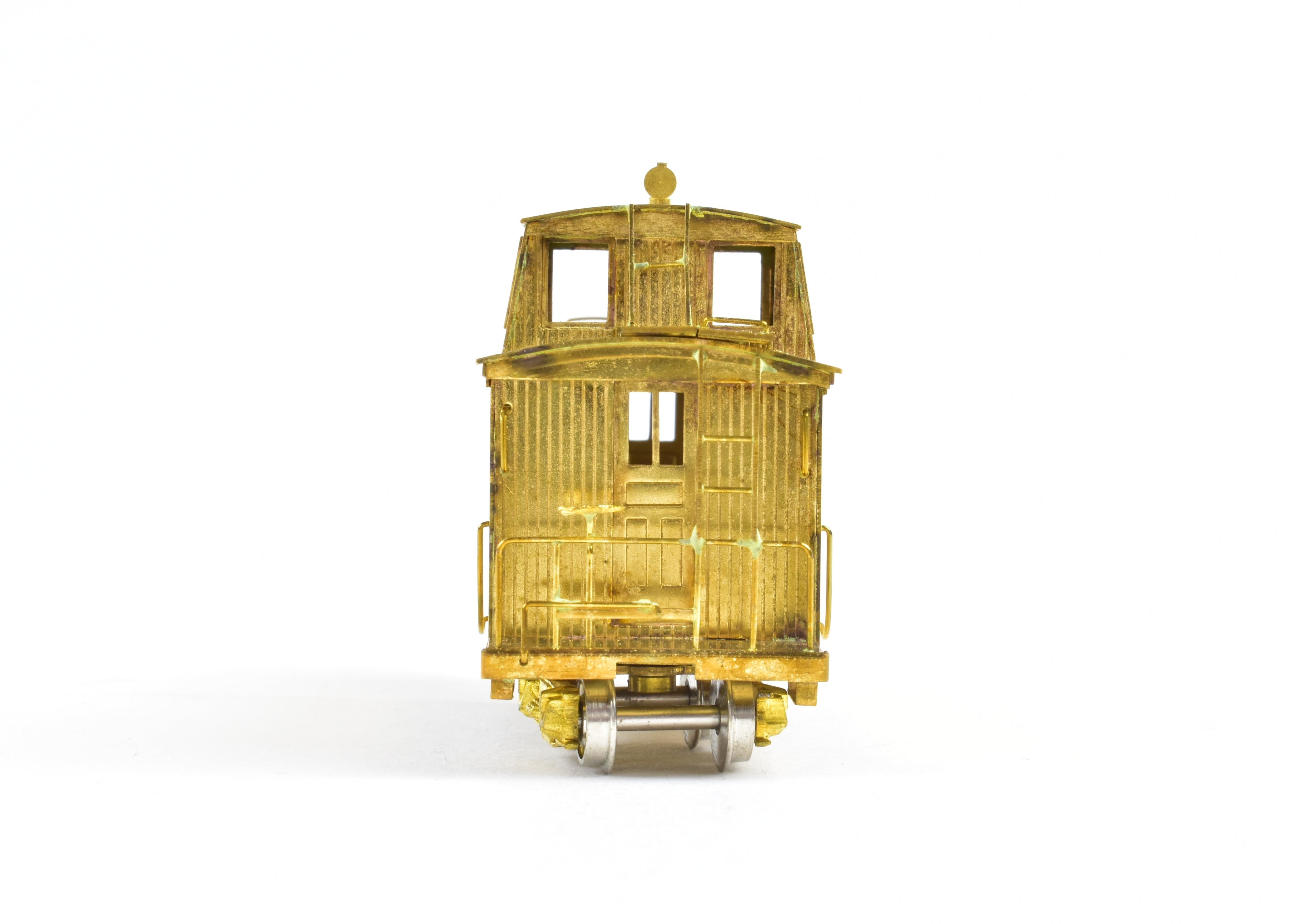HOn3 Scale Brass Model Train Caboose by Westside Model Co. - Florence and Cripple Creek #5, Ideal for Model Railroading Enthusiasts