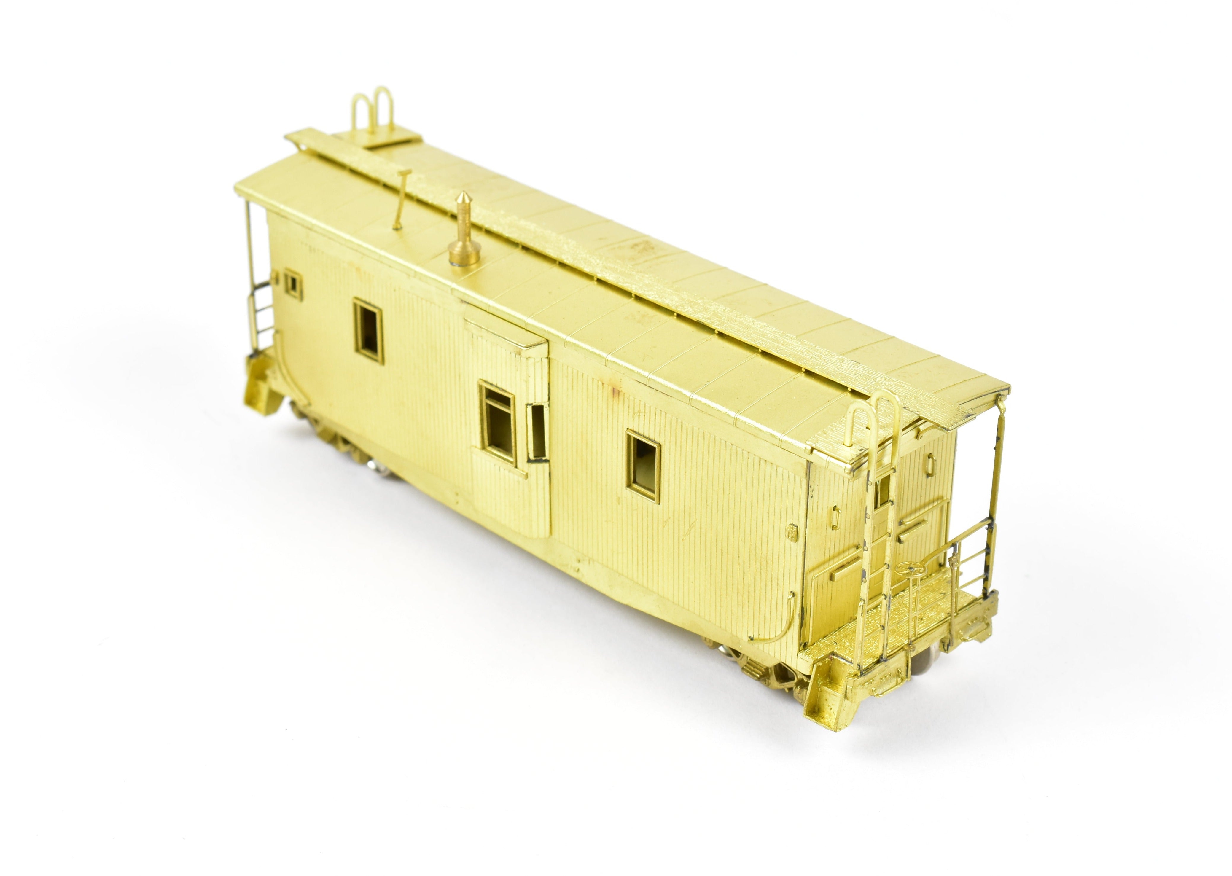 HO Scale Brass Northern Pacific Wood Bay Window Caboose Model #10506 - 10594 by Overland Models, Inc. (OMI)