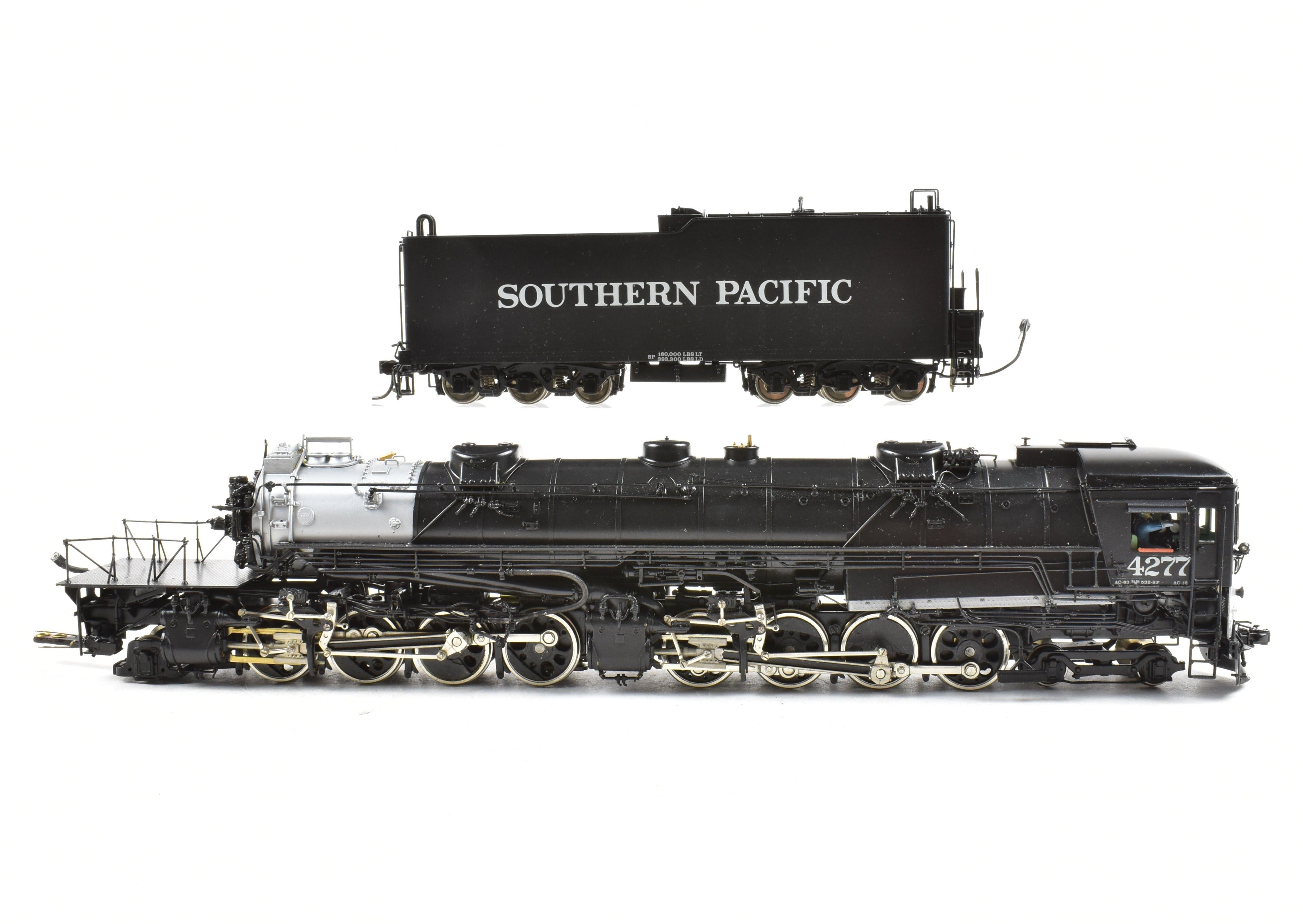1974 HO Brass Tenshodo SP Southern Pacific AC - 12 4 - 8 - 8 - 2 Cab Forward No. 4277 Factory Painted Crown Model