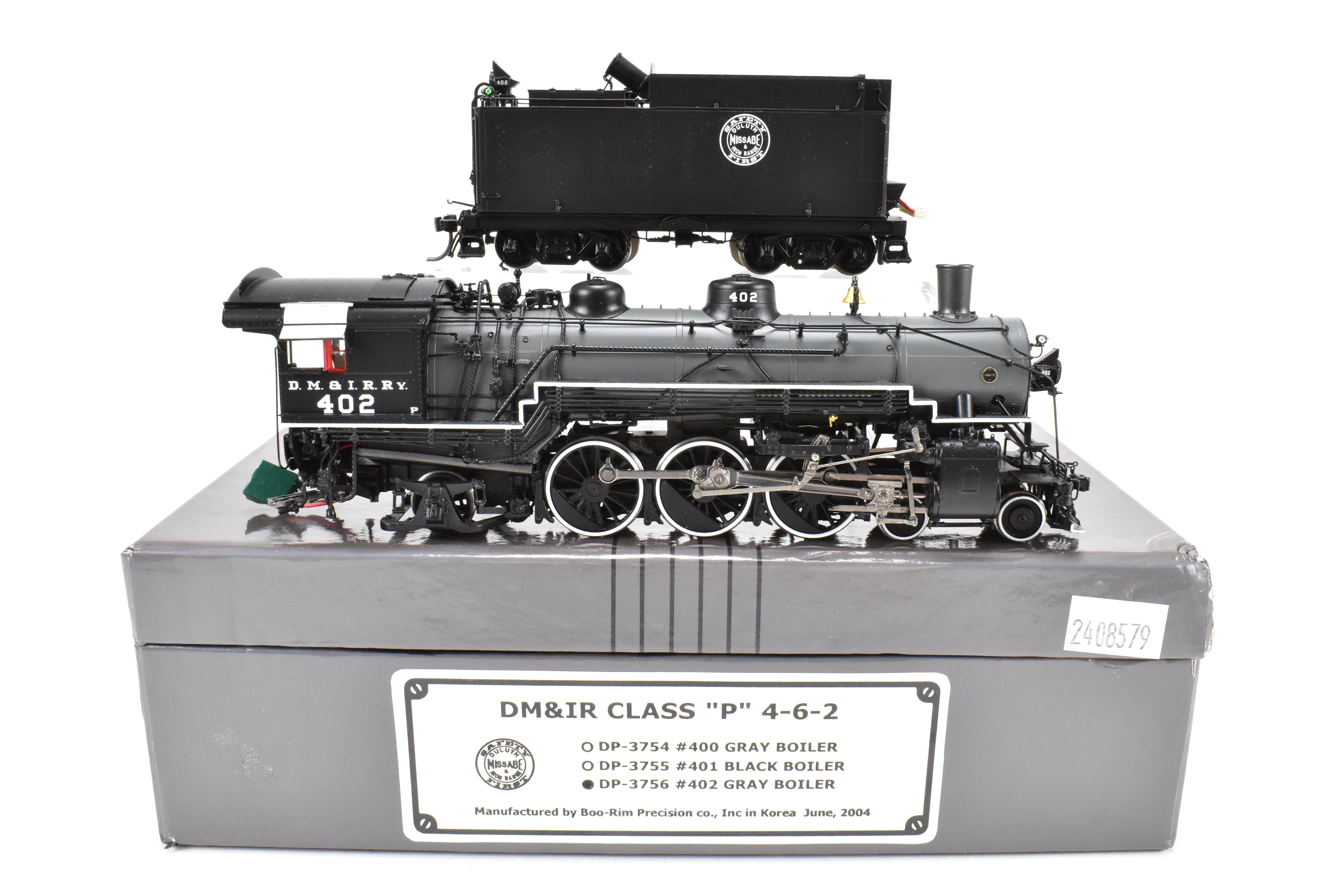 HO Brass DVP - DM&IR Class P 4-6-2 #402 Grey Boiler with TCS DDC and Sound
