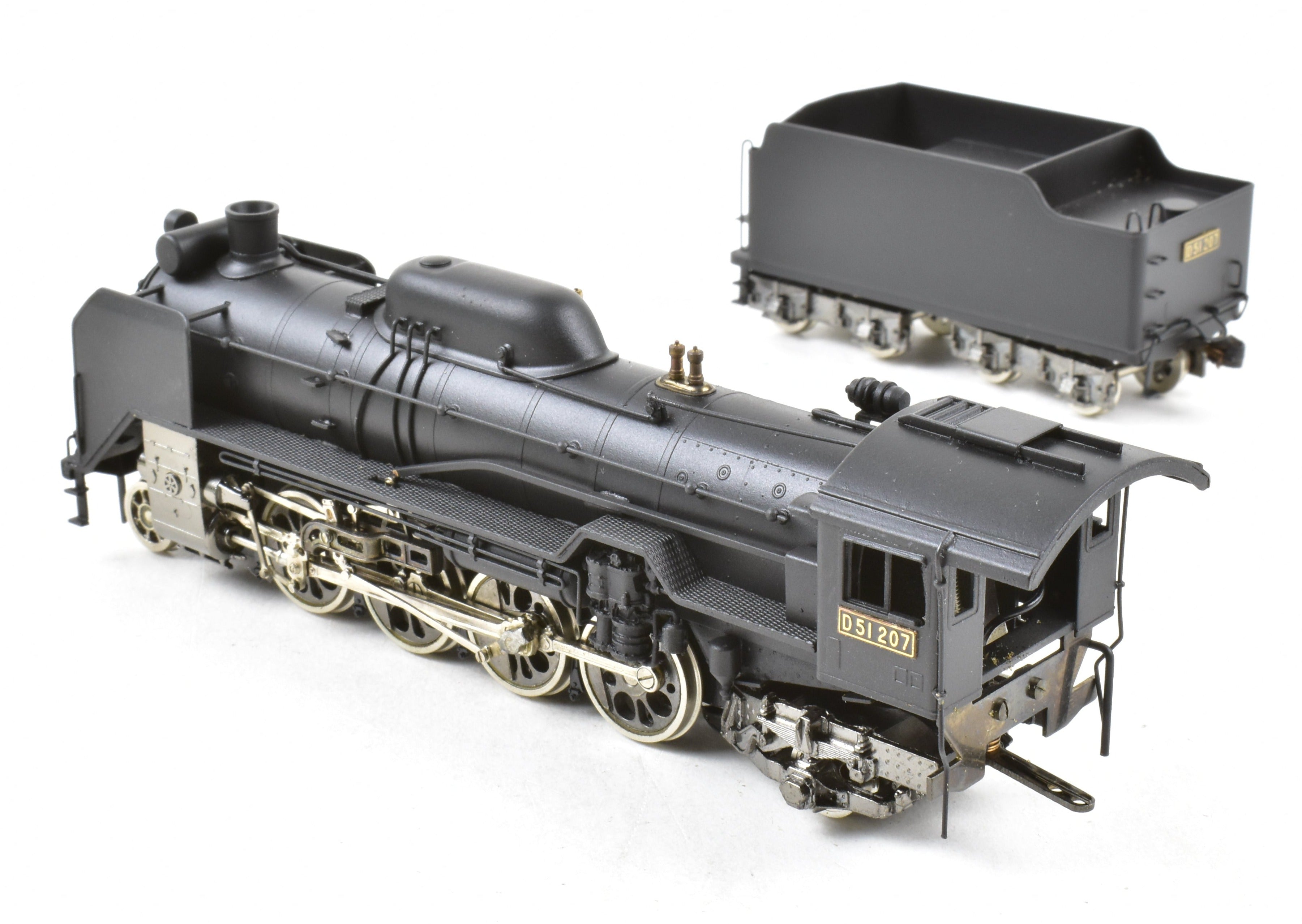 1/80 J-Scale Brass KTM Katsumi JNR D51 2-8-2 FP Model Train