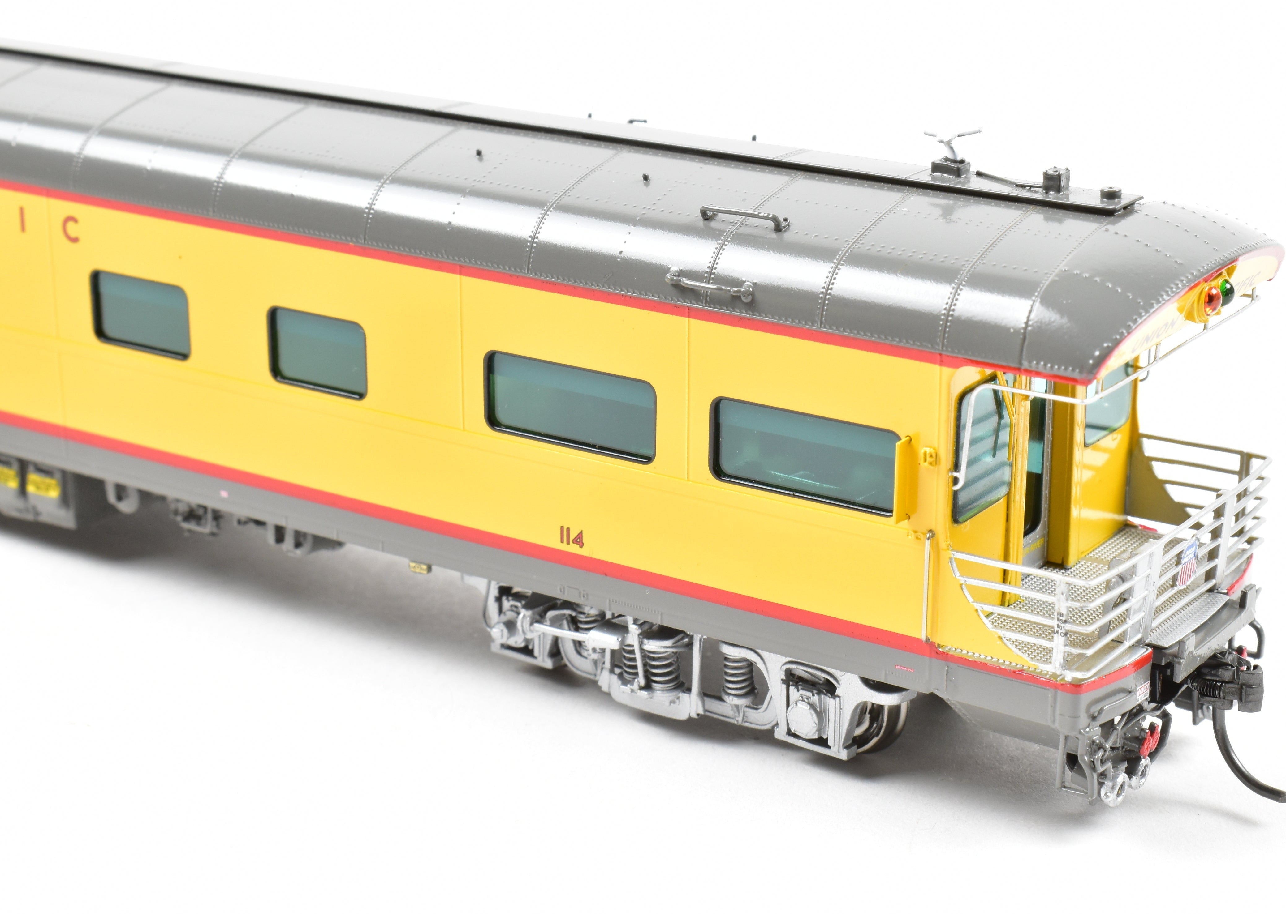 HO Scale Brass Model Railroad Business Car - Overland Models, Inc. Union Pacific Feather River FP No. 114