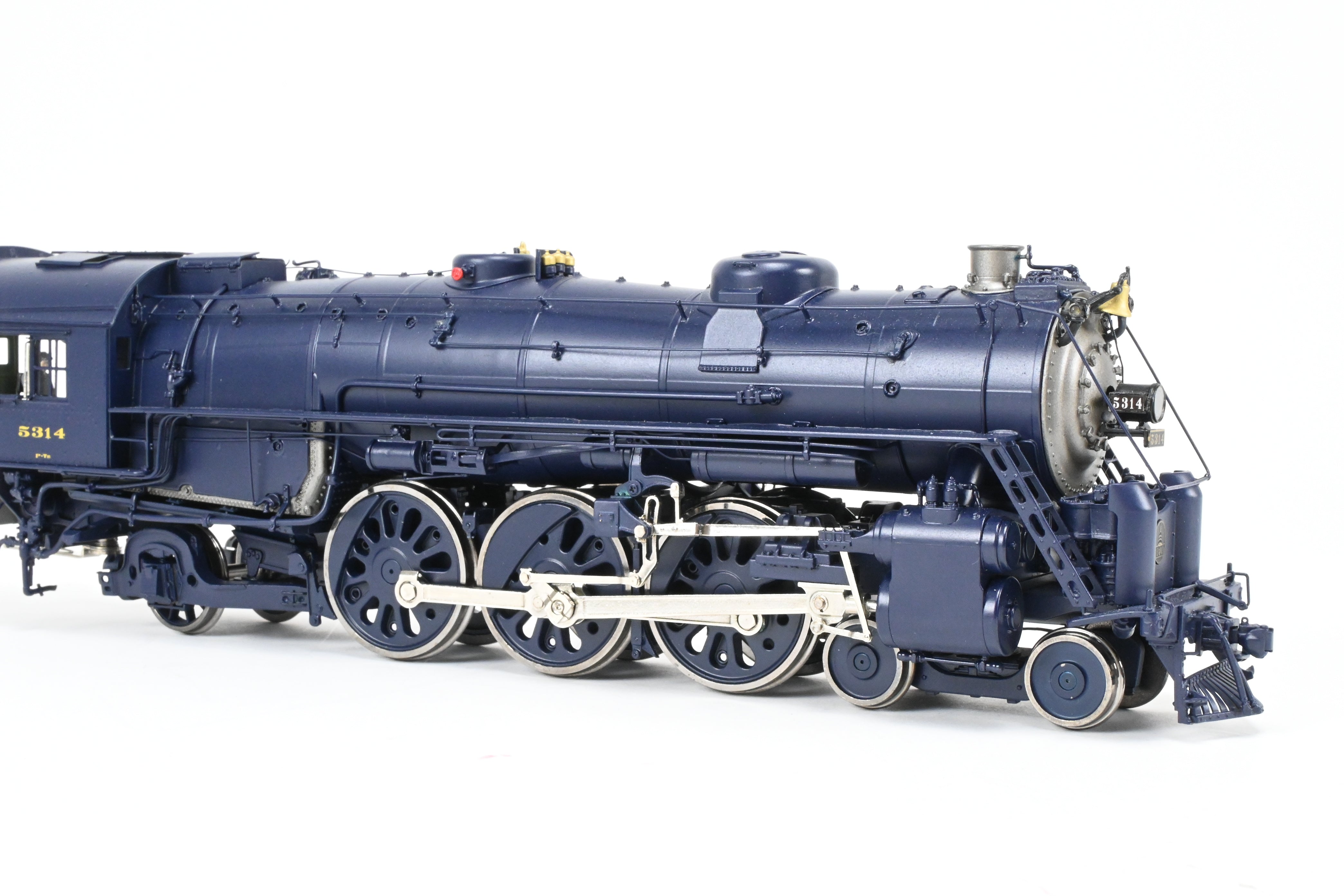 O Scale Brass Model Train - Sunset Models Third Rail B&O - Baltimore and Ohio P-7e 4-6-2 FP Locomotive in B&O Blue #5314, 2-Rail Version with Some Minor Issues