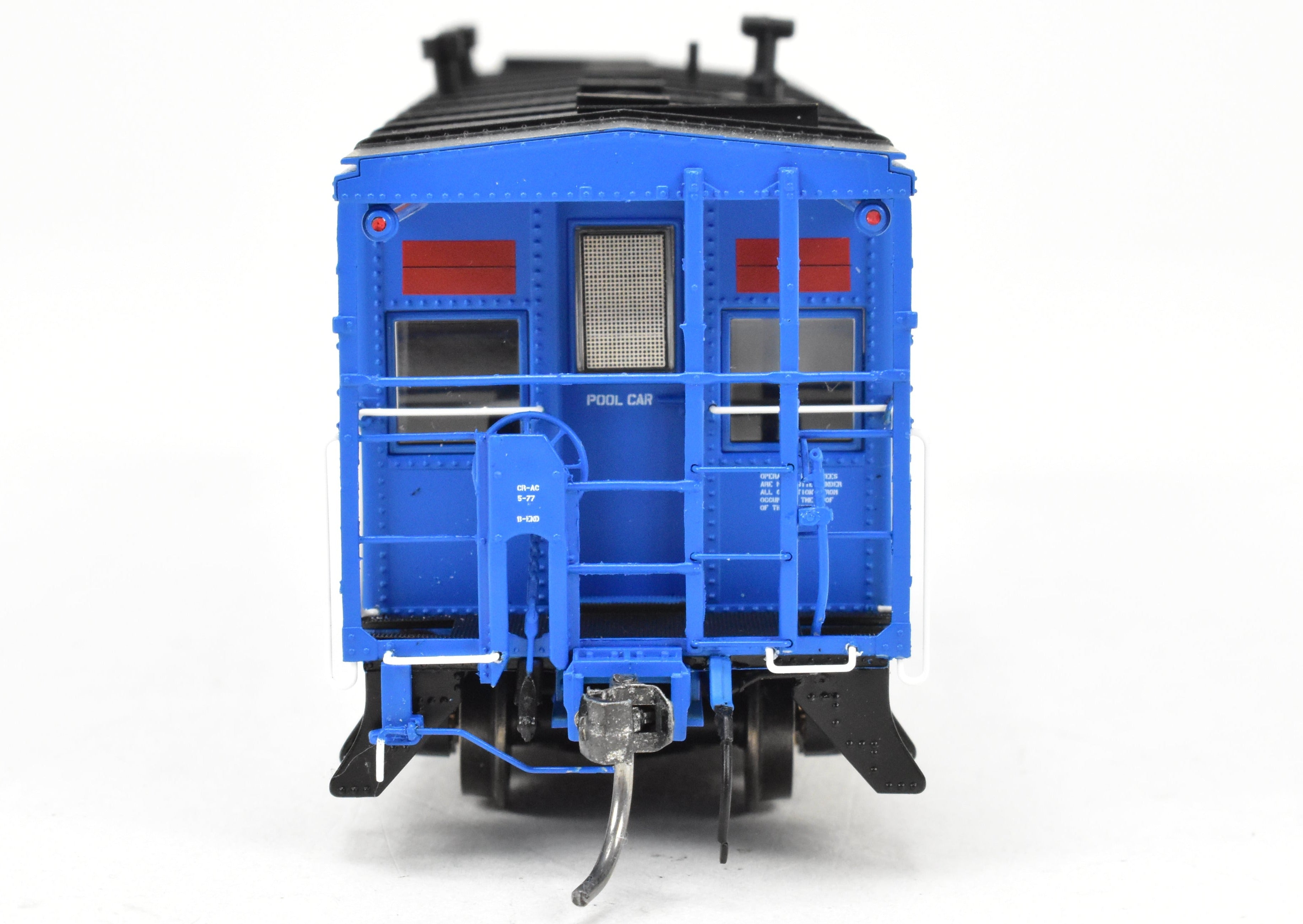 HO Scale Model Train - Conrail N7 Class Steel Bay Window Caboose 1977+ F/P No. 21658 by Tangent Scale Models