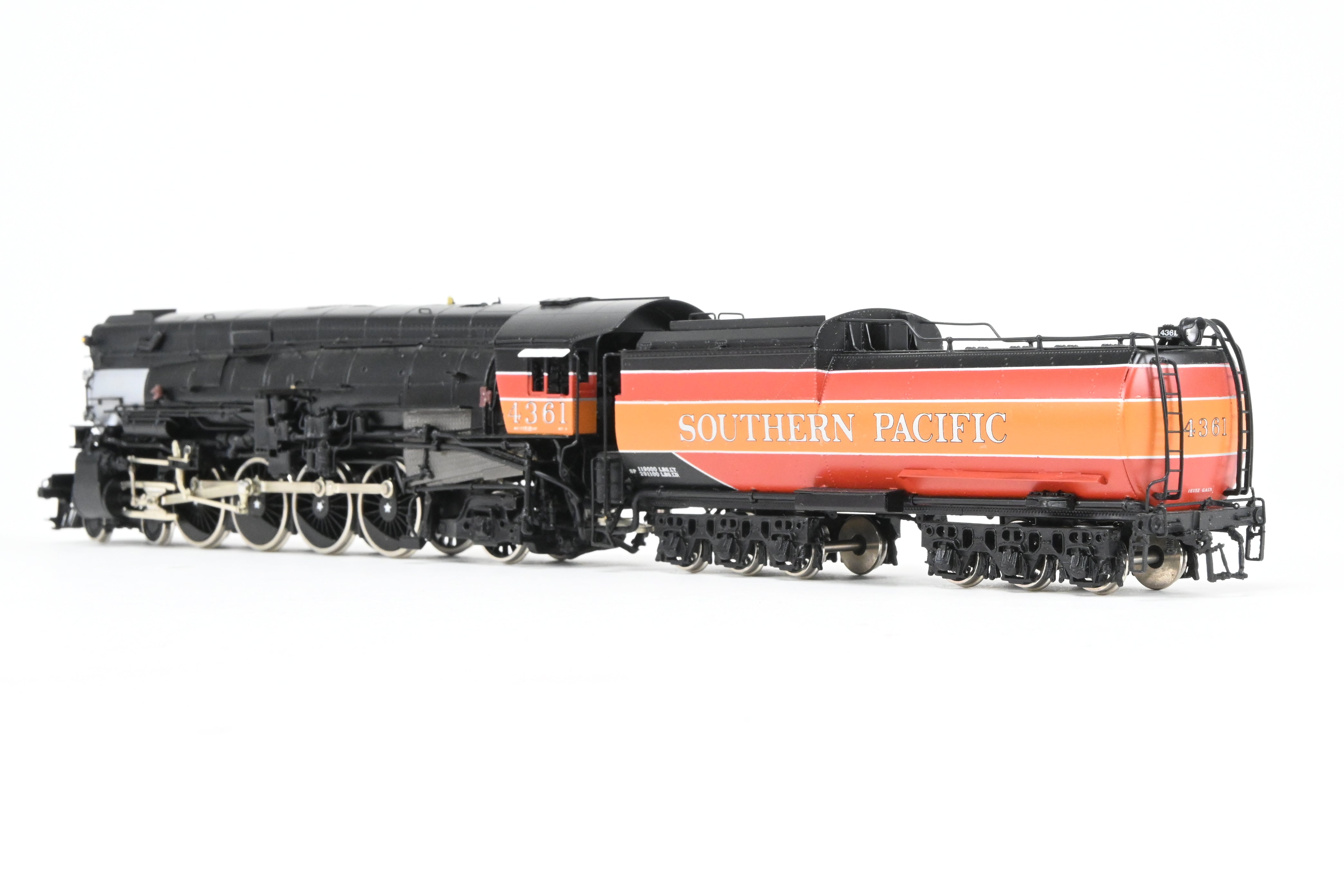 High - Quality HO Scale Brass CON Key Imports Southern Pacific MT - 4 4 - 8 - 2 Semi - Streamlined Mountain Steam Locomotive Model FP in Partial Daylight Scheme, Number #4361