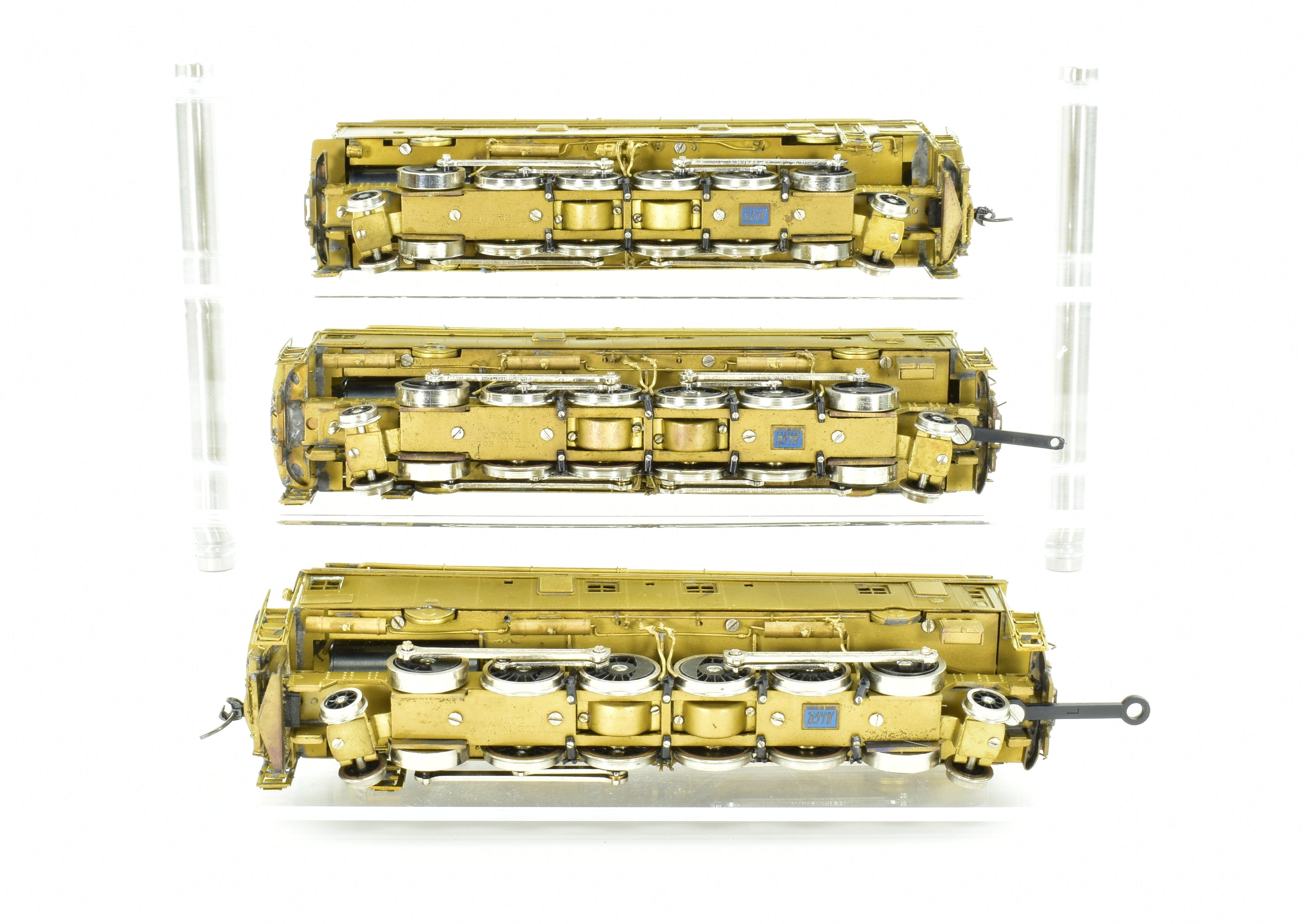 High - Quality HO Scale Brass Alco Models Virginian EL - 3a Jackshaft 3 - Unit Electric Locomotive Model for Train Enthusiasts