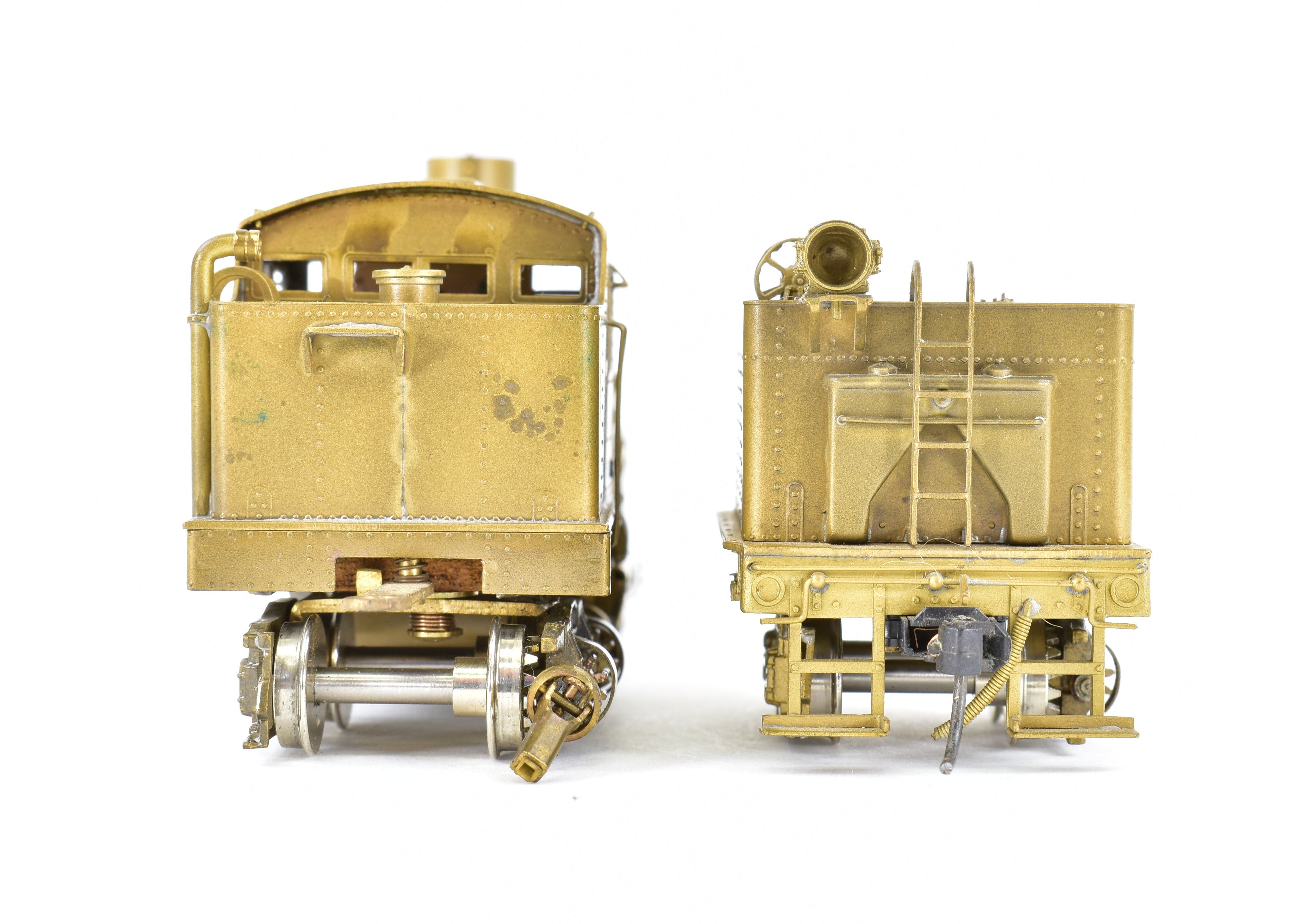 HO Scale Brass PFM - United Brand 3-Truck Pacific Coast Shay Geared Locomotive Model for Logging Roads