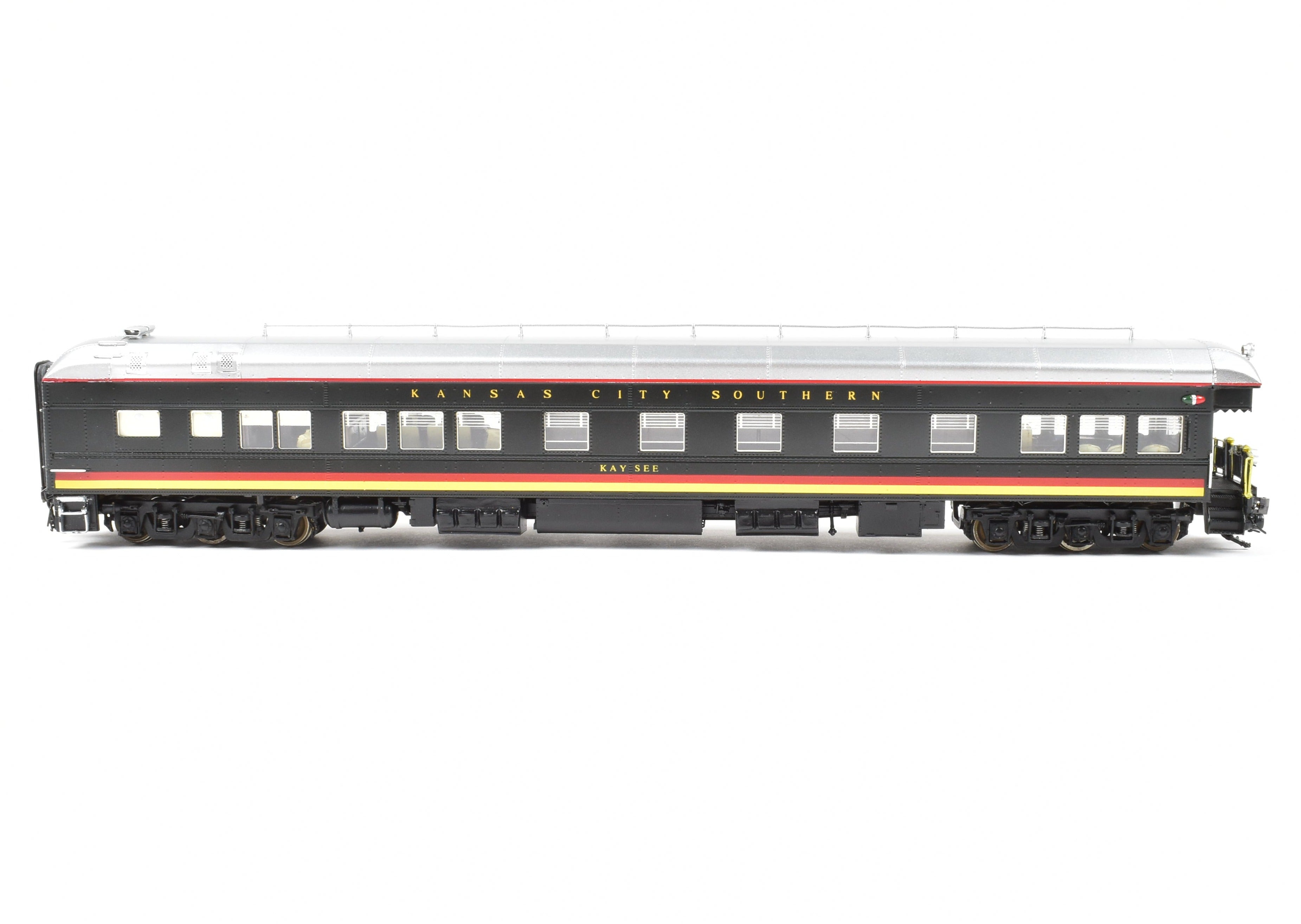 Rare HO Brass Hallmark KCS Kansas City Southern 1950 Rebuilt Business Car