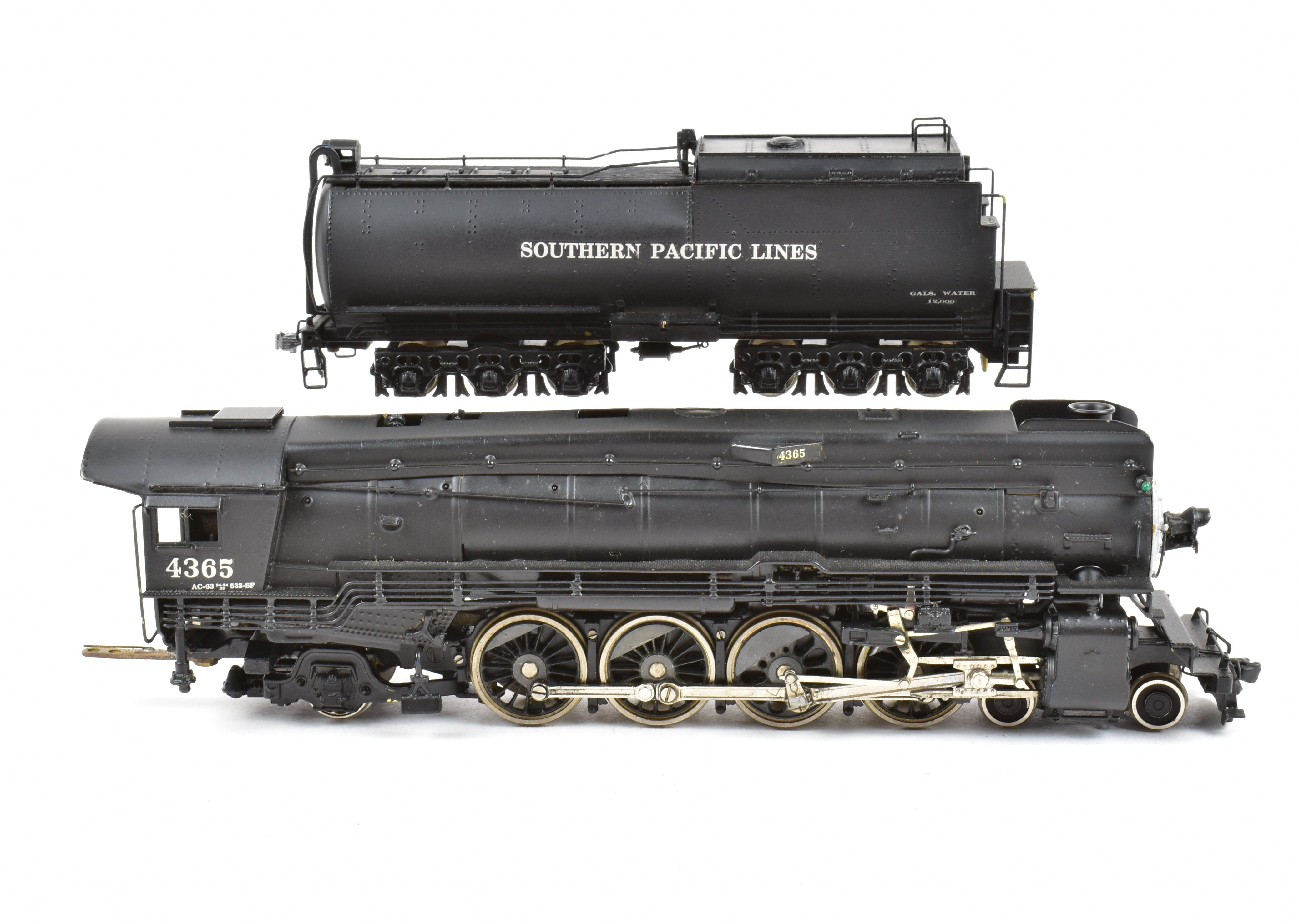 HO Scale Brass Model Train - Balboa SP Southern Pacific MT - 4 4 - 8 - 2 Custom Painted with Pre - 1946 Design