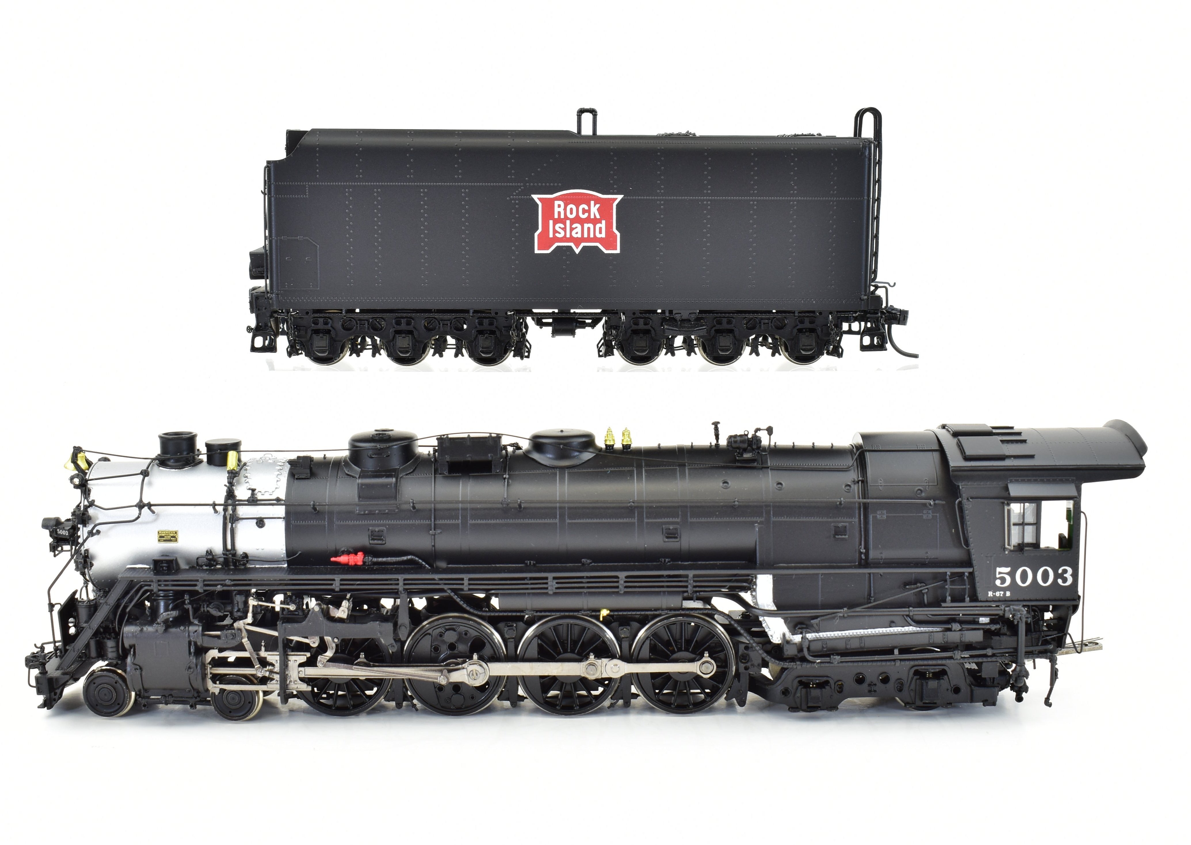 HO Scale Brass Division Point Rock Island R-67 4-8-4 FP #5003 Model