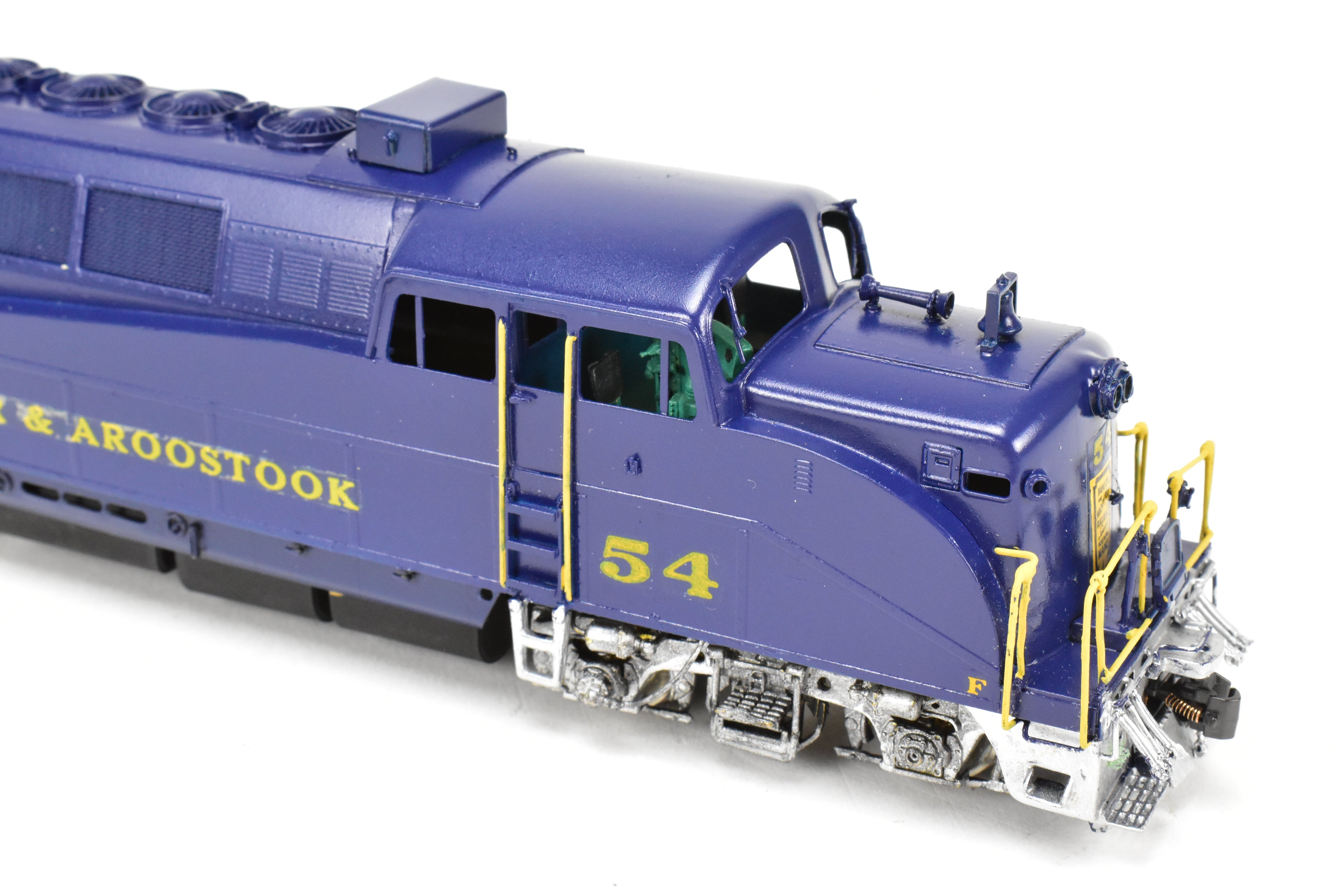 HO Brass OMI - Overland Models Inc. Bangor and Aroostook EMD BL - 2 Type B #54 with Blue Paint