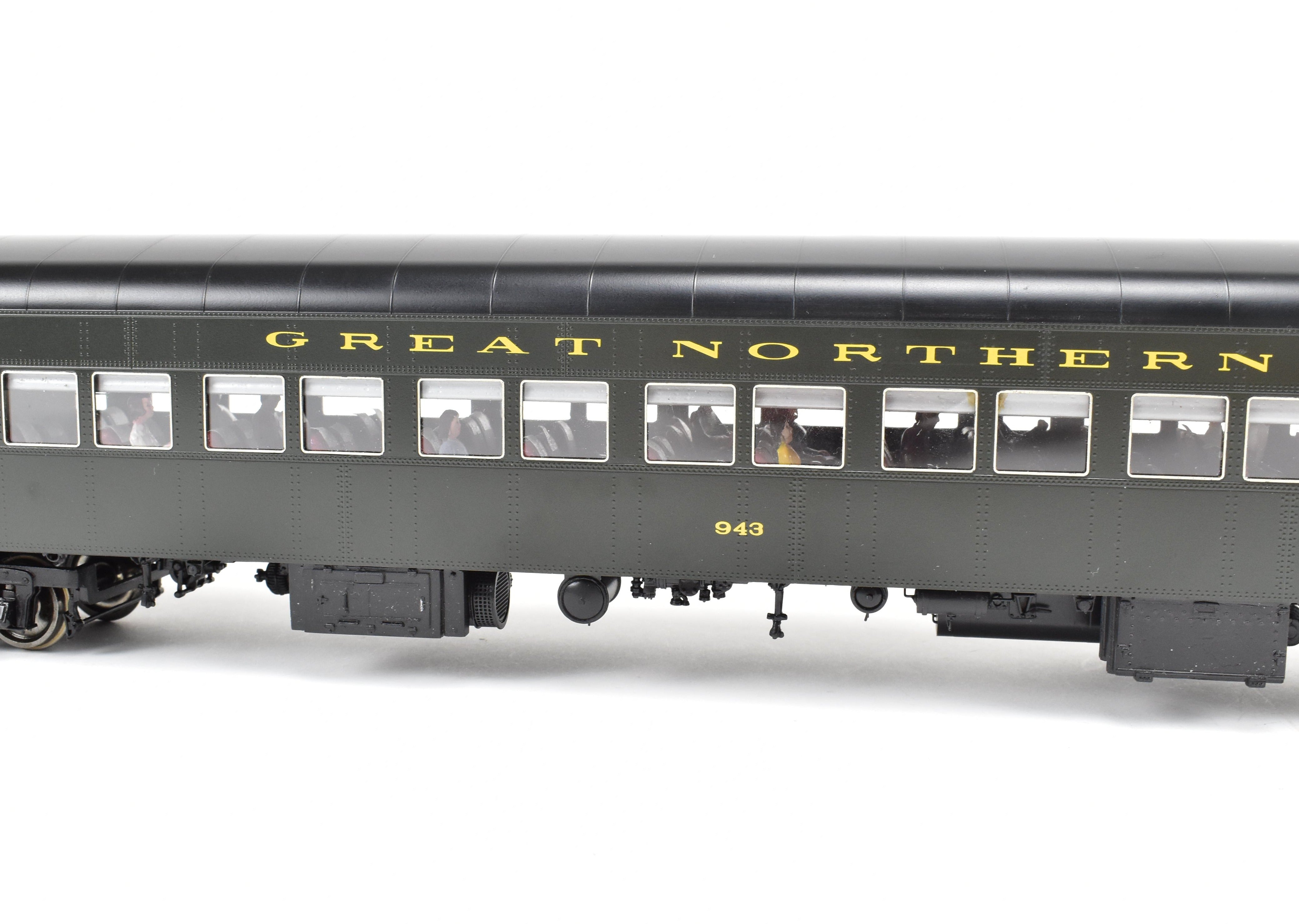 O Scale Precision Scale Co. (PSC) Brass Great Northern First Class HW Streamlined Chair Car Model F/P #943 - Without Original Box
