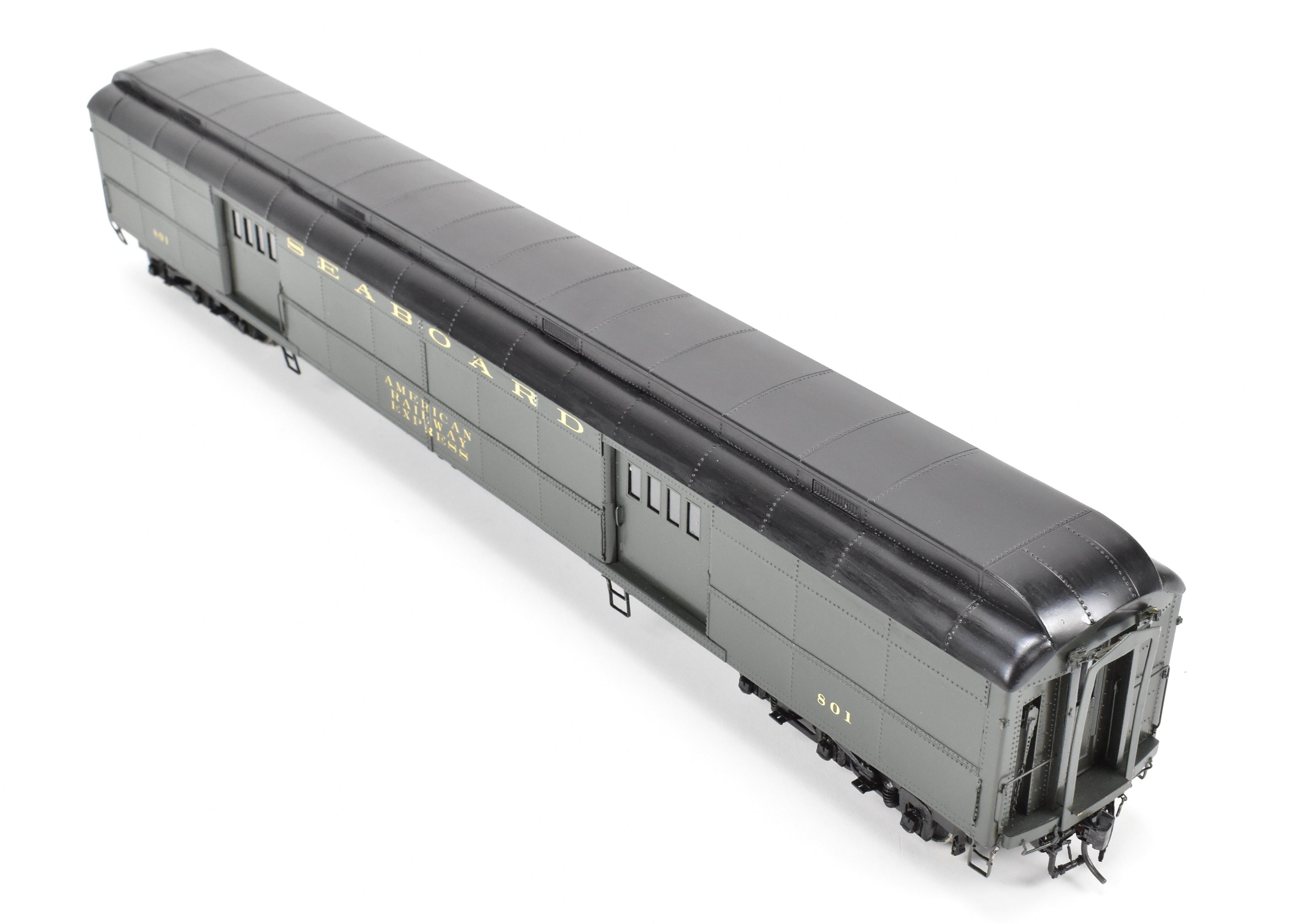 O Scale Brass Model PSC - Precision Scale Co. SAL - Seaboard Air Line Pullman Standard Heavyweight Baggage Car with 74'-6 Double-Doors and Custom Painting