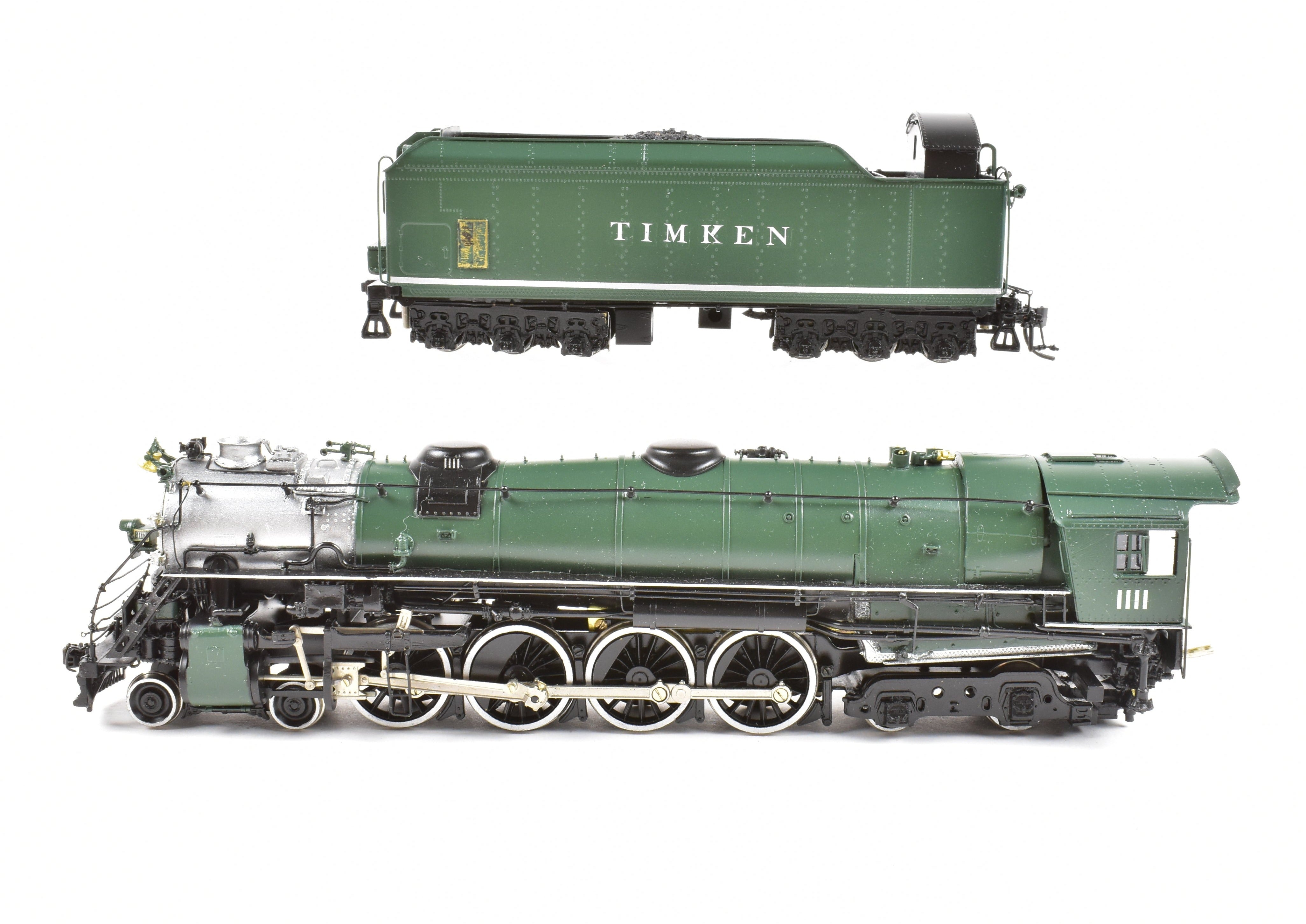 HO Scale Brass Model Train CON Key Imports Timken 4-8-4 No. 1111 Four Aces Professionally Painted