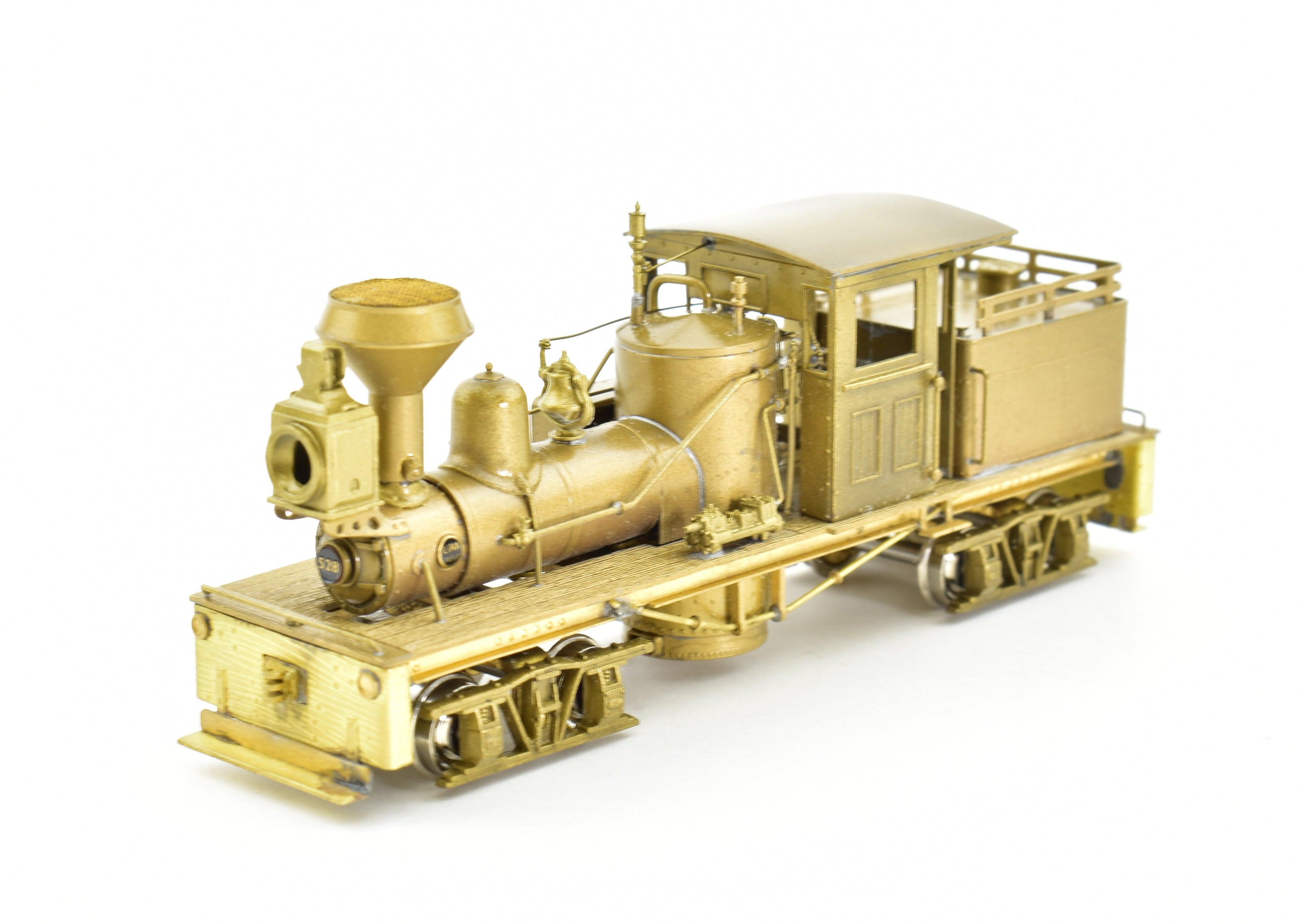 High - Quality HO Scale Brass Shay Locomotive Model - PFM - United Benson Logging Co. 2 - Truck Tee - Boiler Shay No. 528