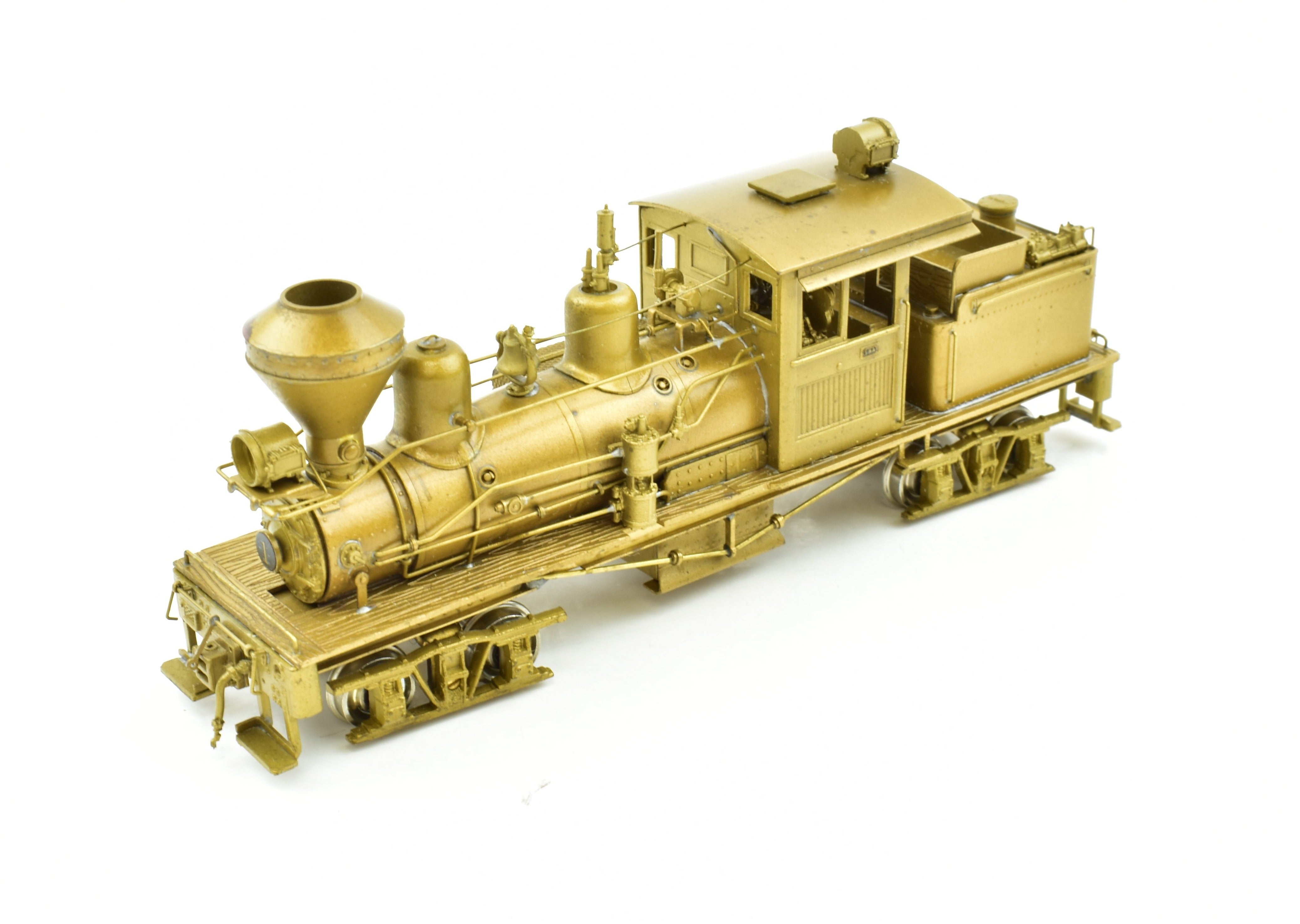 HO Scale Brass PFM - United Hillcrest - Osbourne Railroad 2 - Truck 25 - Ton Shay Geared Logging Locomotive Model