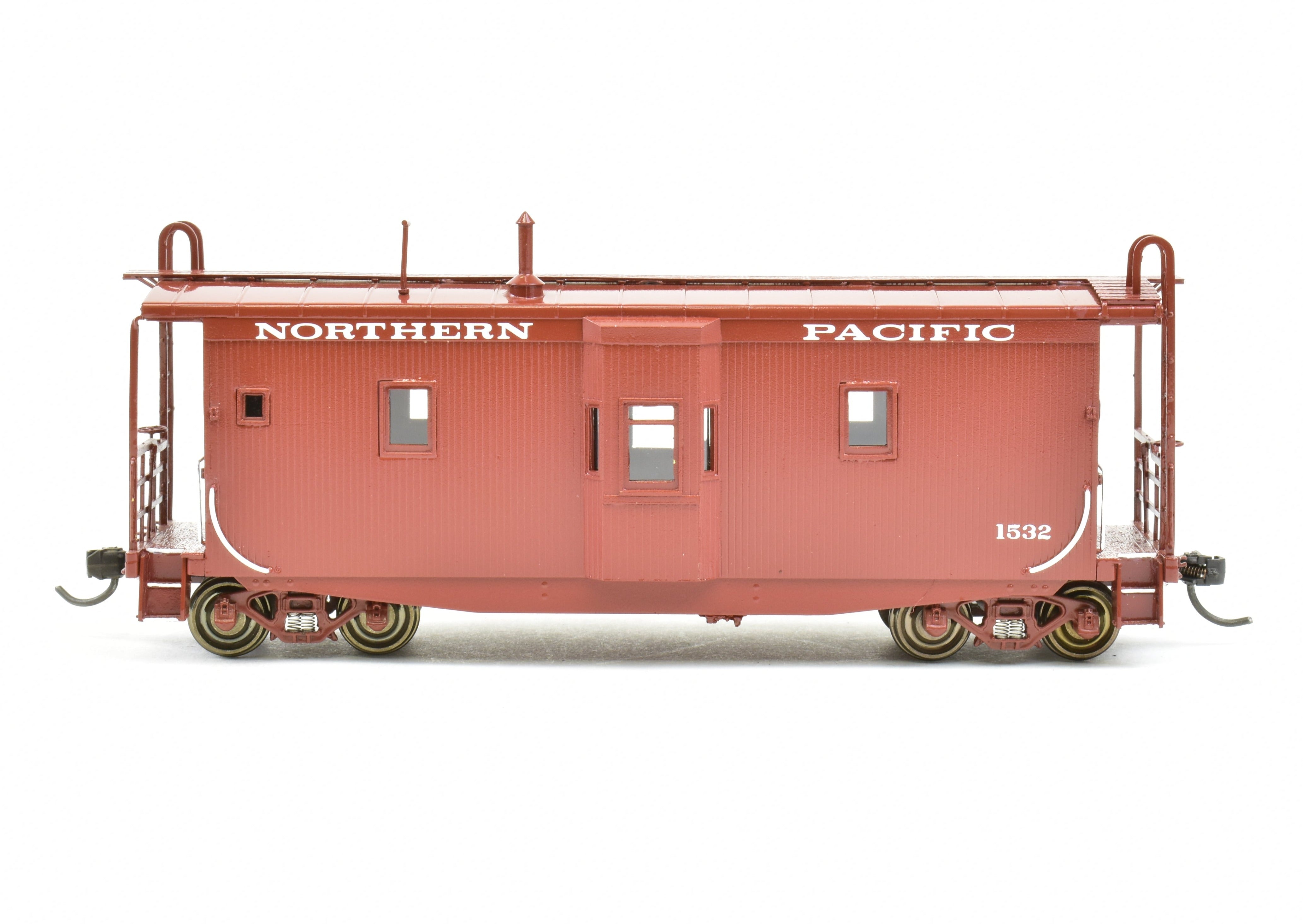 HO Brass OMI NP Northern Pacific Wood Bay Window Caboose Model No. 1532