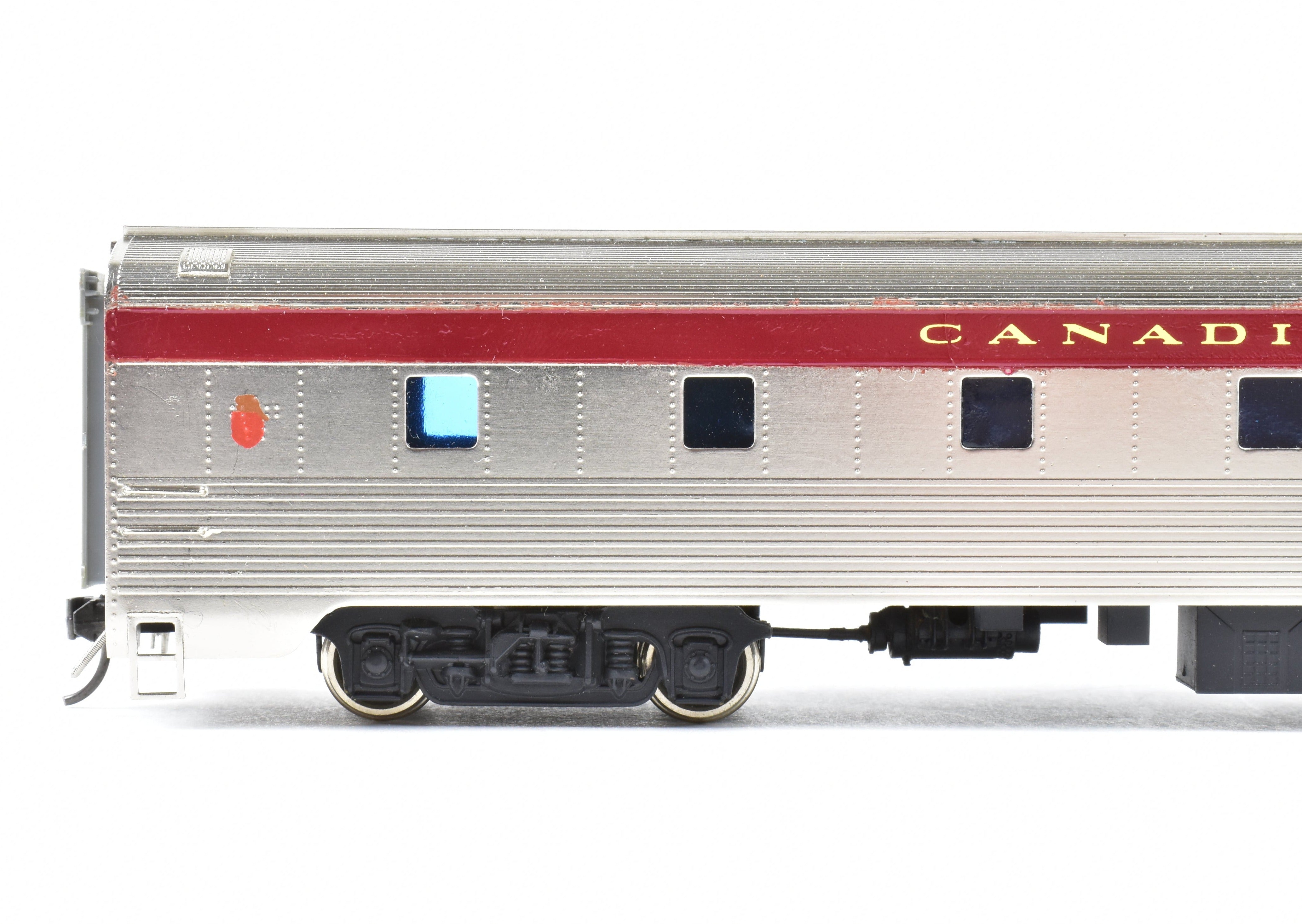 HO Scale Brass Model of Canadian Pacific Railroad #610 Lightweight Baggage Dormitory Custom Finished by S. Soho & Co.