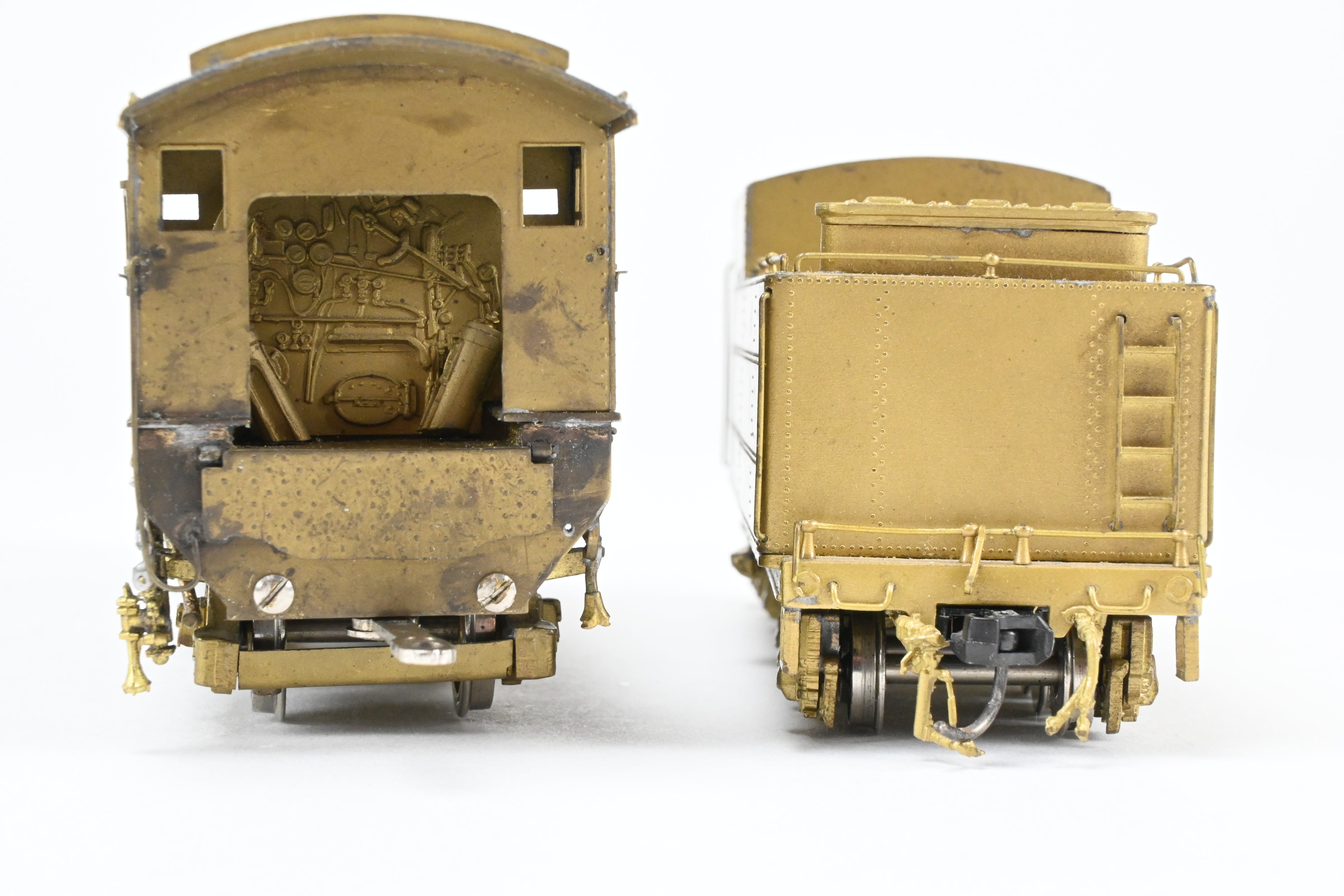 HO Scale Brass Model Train - Overland Models CB&Q - Burlington Route B-1A 4-8-2 Custom Modified by Joe G. Collias