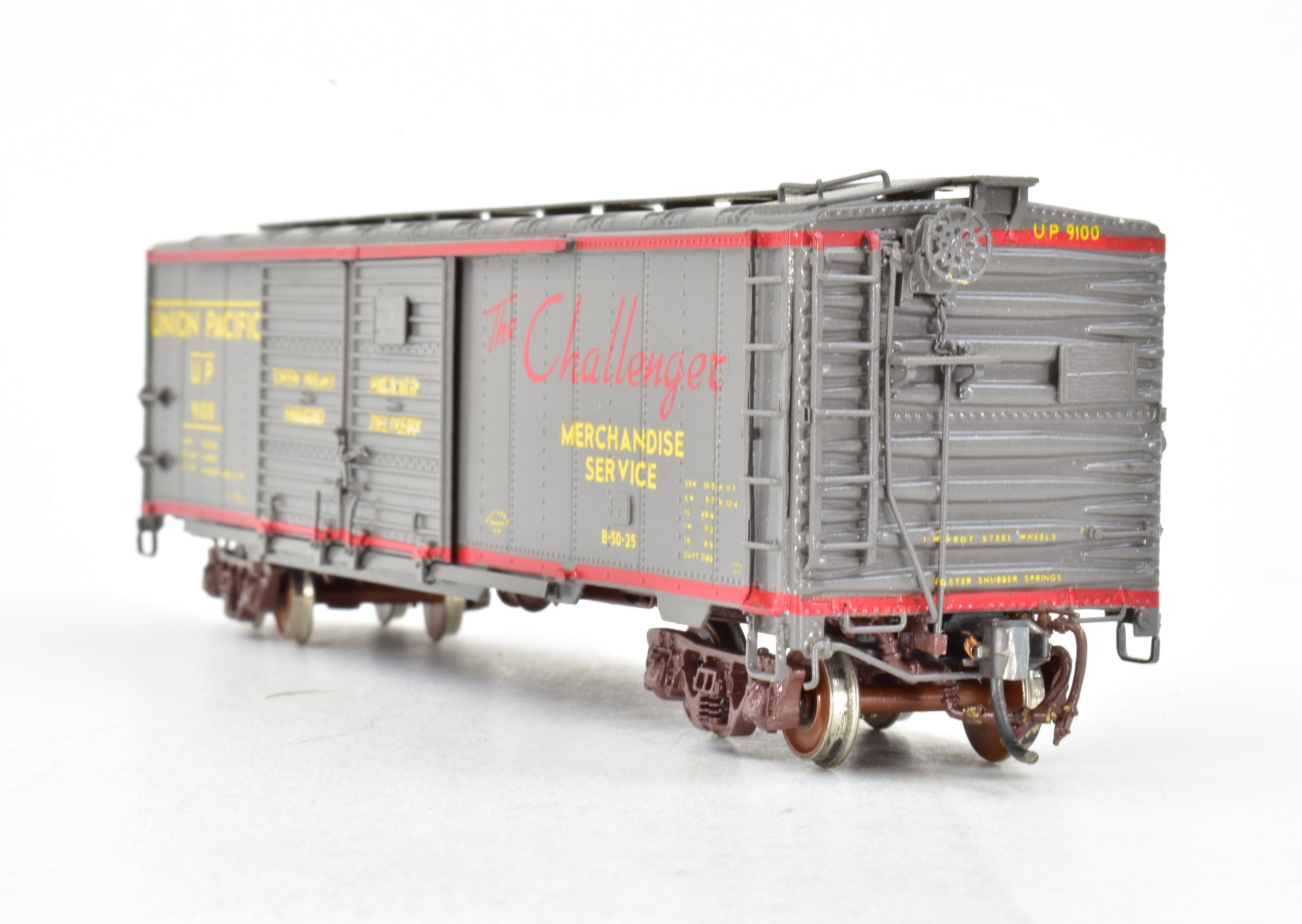 HO Scale Brass Union Pacific Express Box Car B-50-25 Series No. 9100