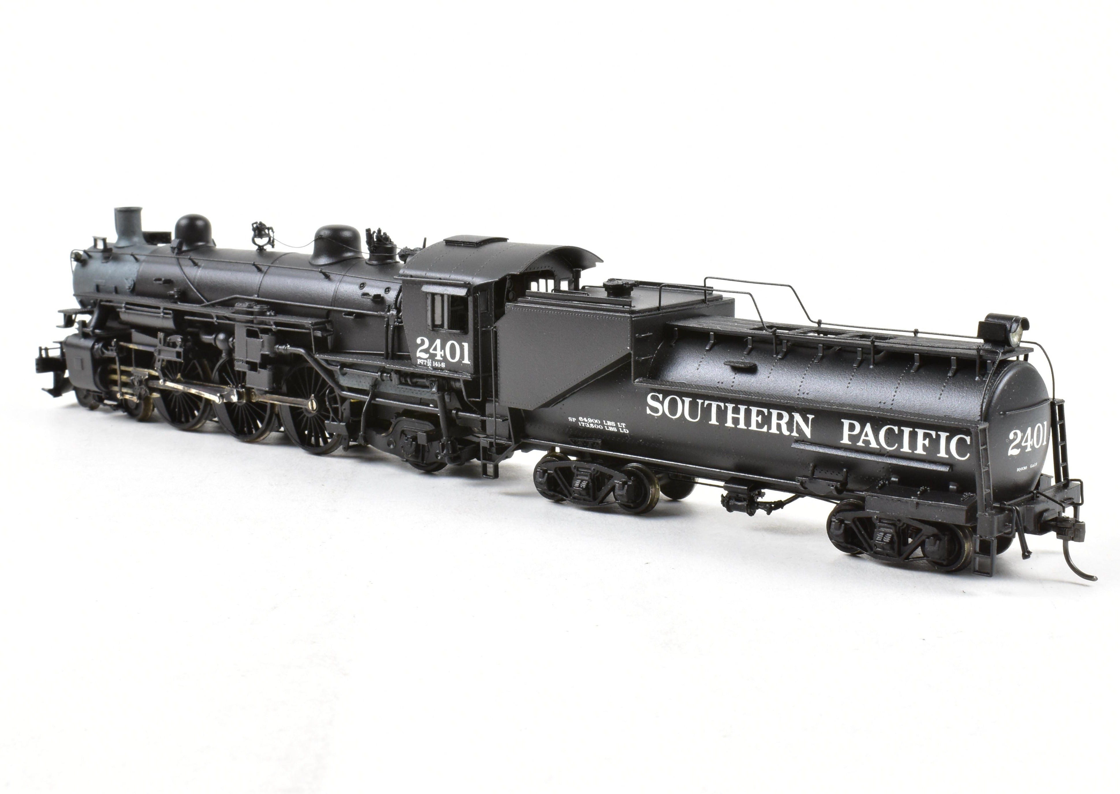 HO Scale Brass Model Train - Westside Model Co. Southern Pacific Class P - 4 4 - 6 - 2 Pacific Locomotive with Custom Painting