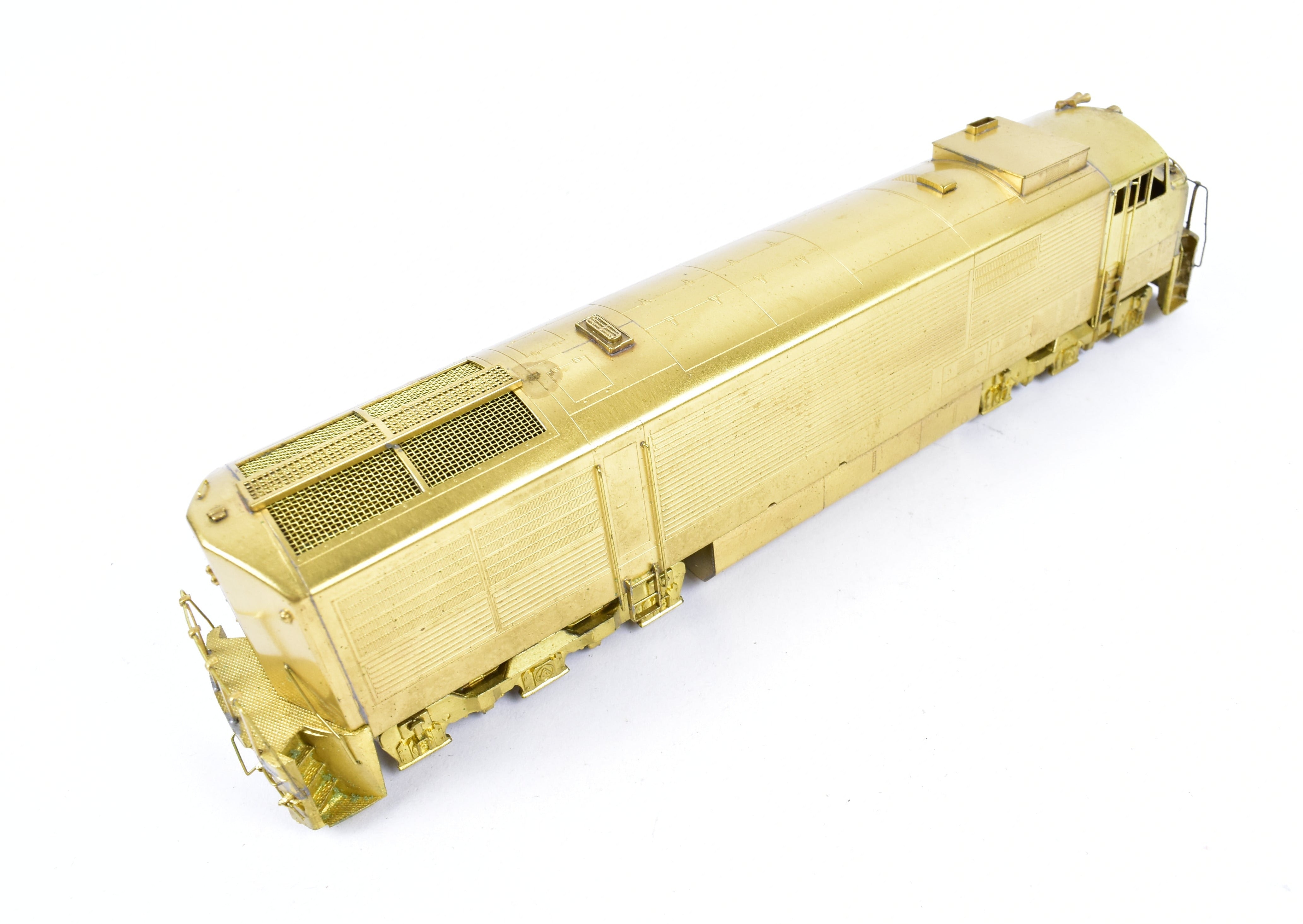 High - Quality HO Scale Brass Hallmark Models ATSF - Santa Fe GE U30CG Cowl - Style Passenger Diesel Locomotive with New NWSL Gears