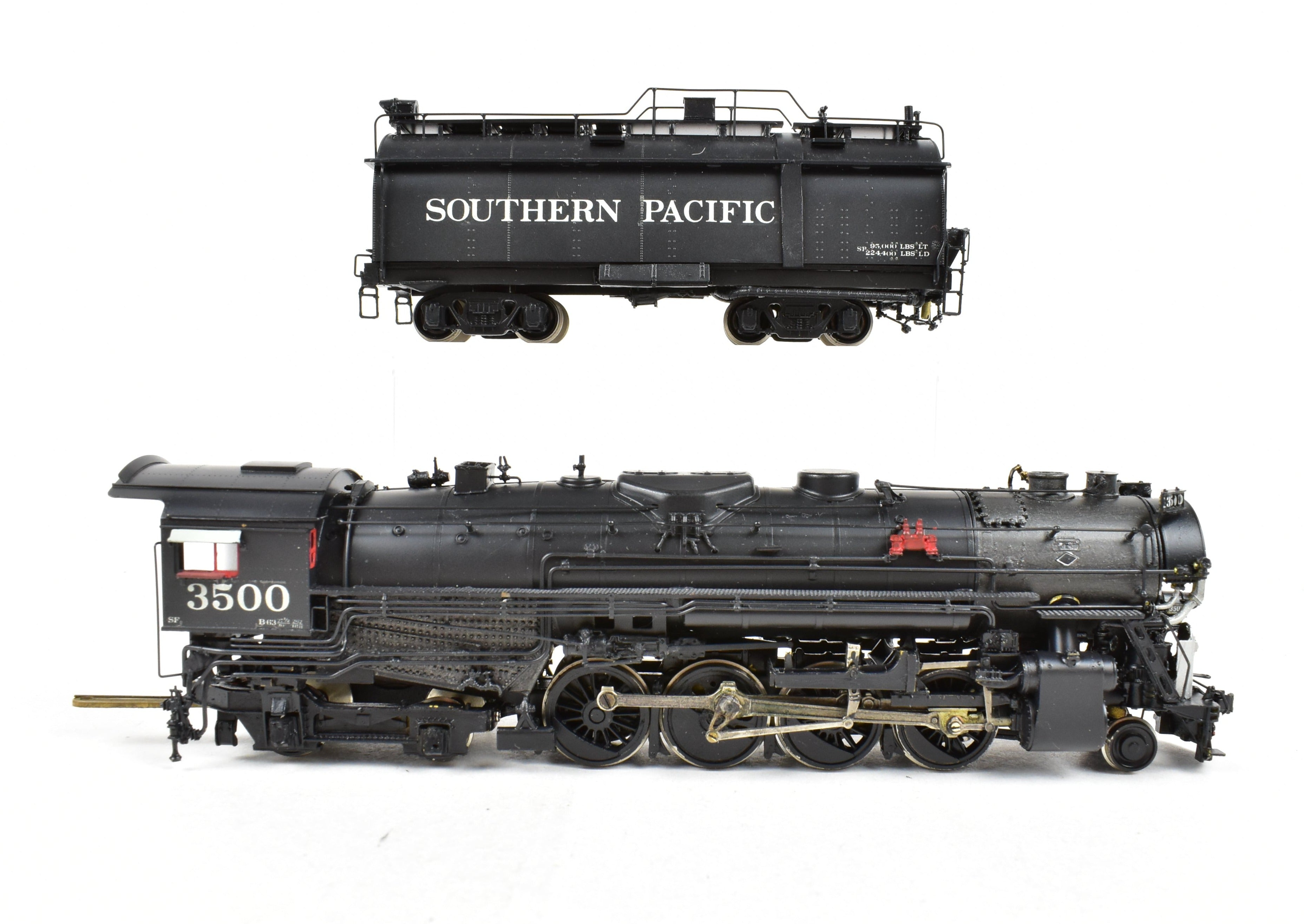 High - Quality HO Scale Brass Balboa Southern Pacific B - 1 Berkshire 2 - 8 - 4 Locomotive with Custom Painted Finish