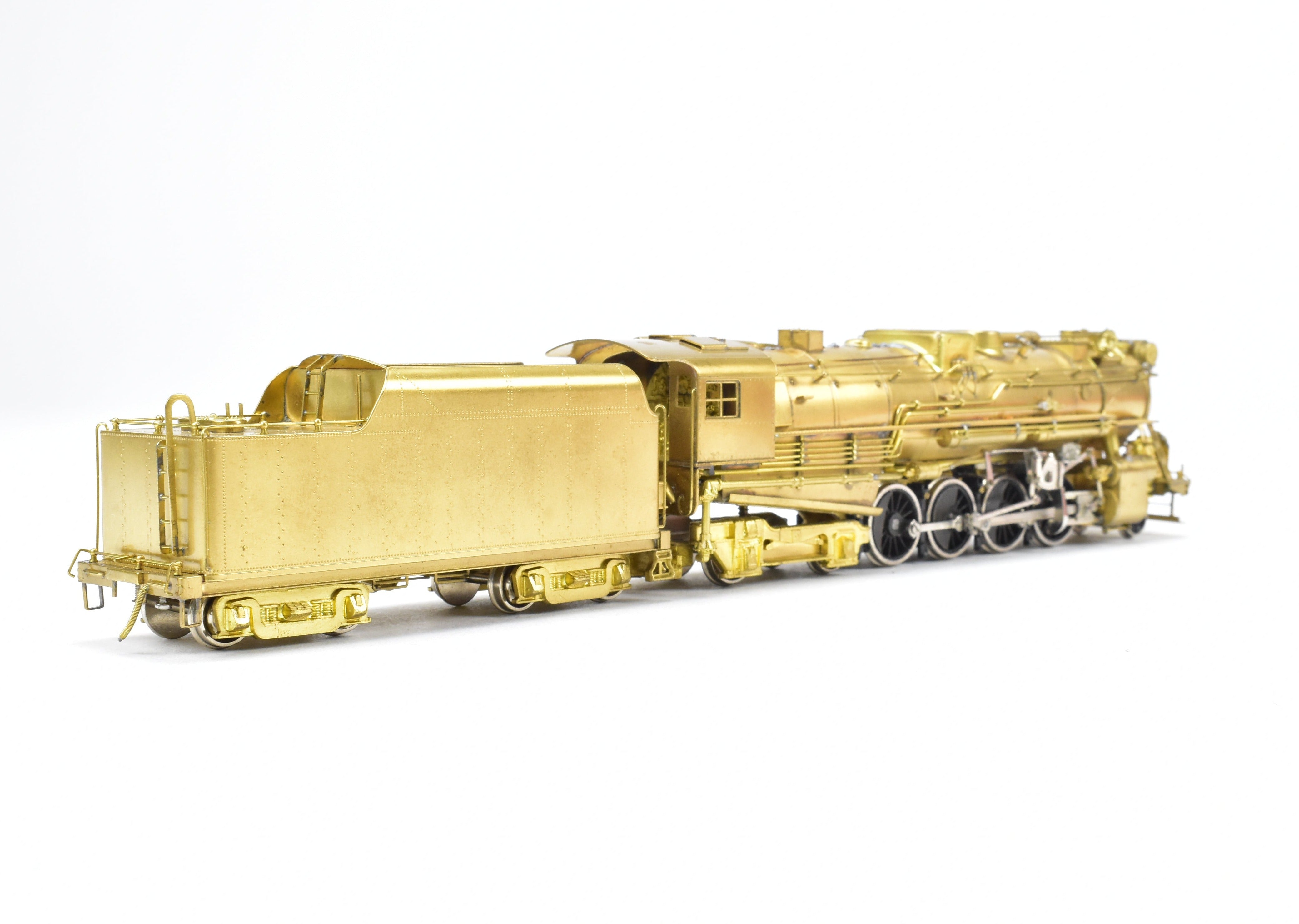HO Scale Brass NPP Nickel - Plated Boston & Albany Class A - 1b 2 - 8 - 4 with Added Details