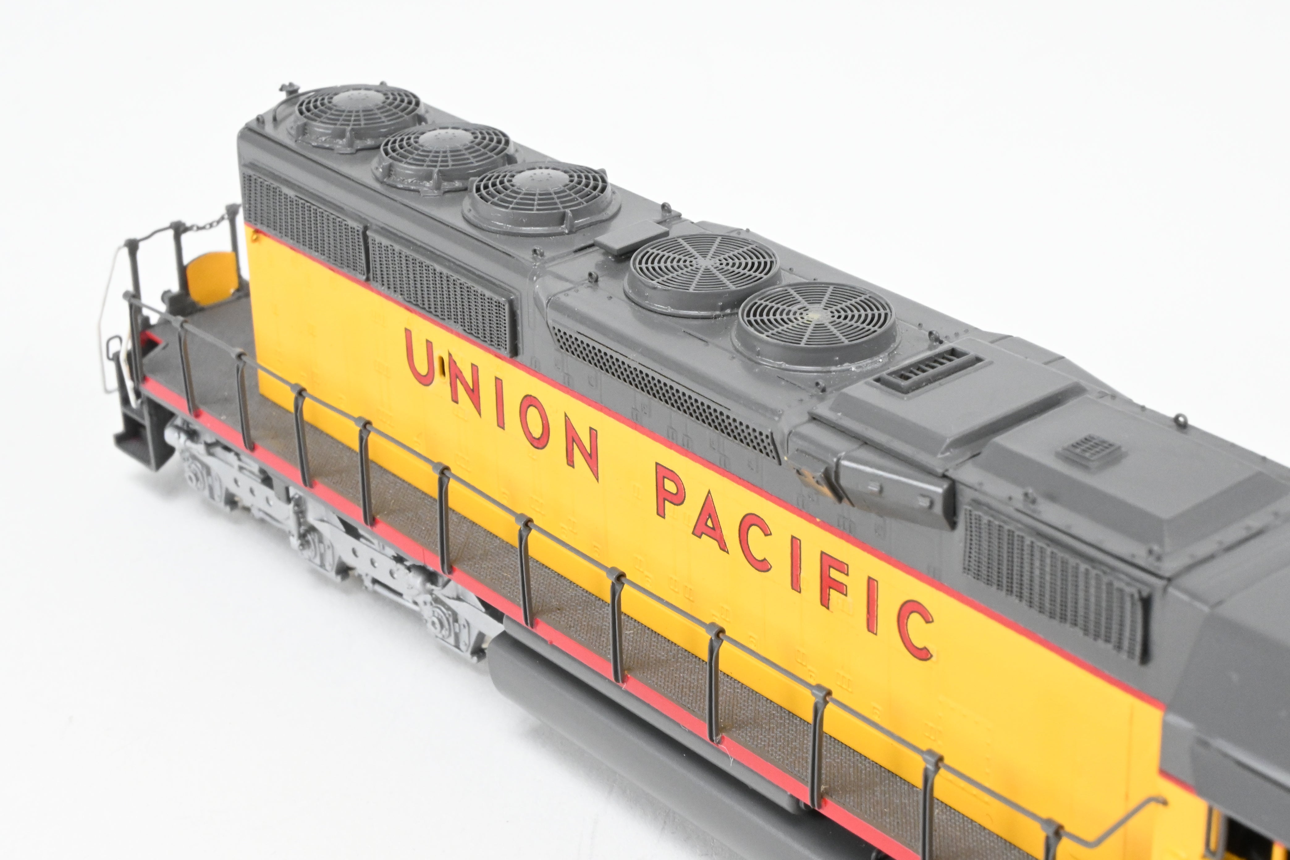 HO Scale Brass E&P Associates Union Pacific EMD SD40-2 Phase III Freight Locomotive Model, Factory Painted in UP Yellow and Gray, Lettered but Without Number