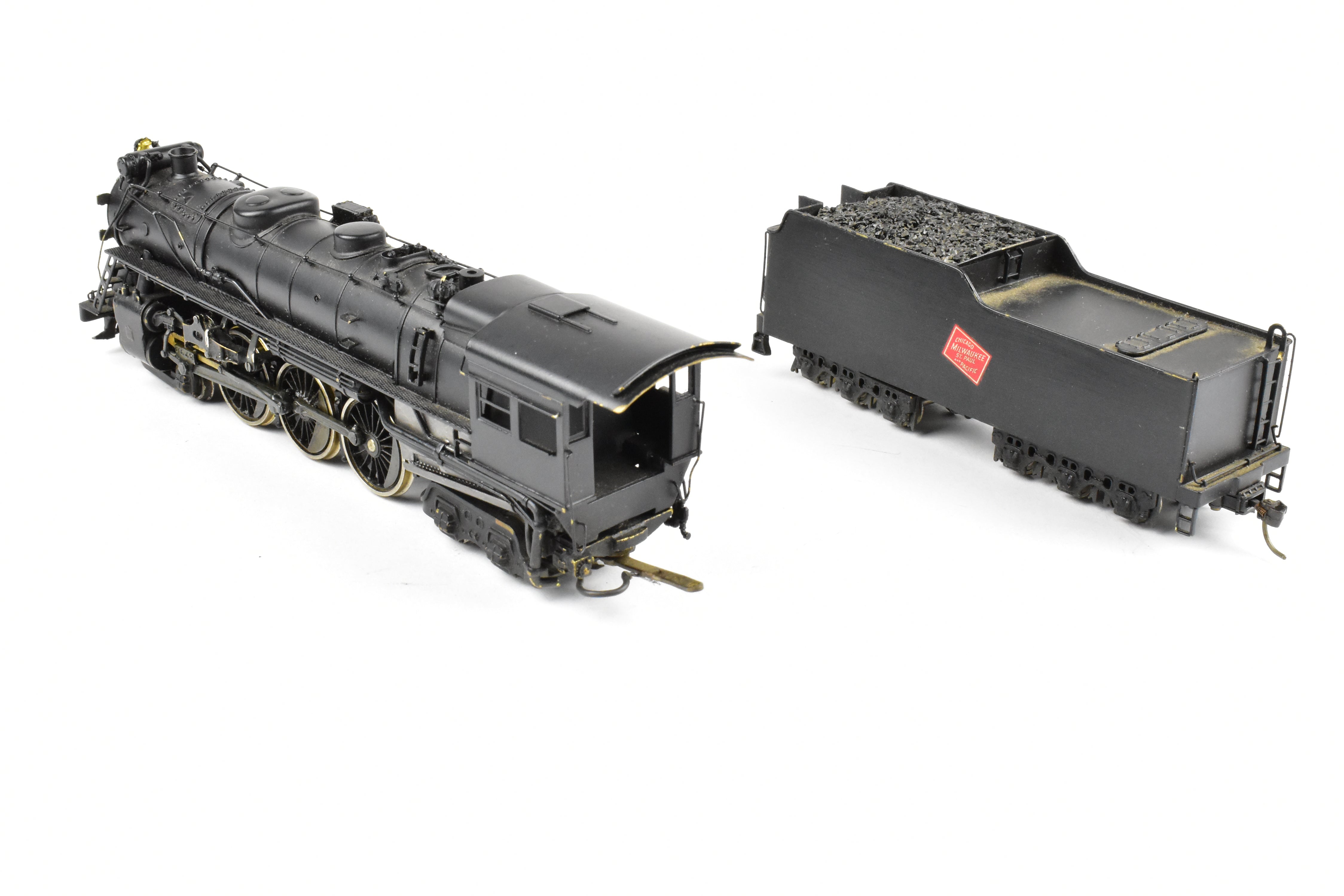 HO Scale Brass Model Train - Associated Hobby Manufacturers MILW (Milwaukee Road) Class F - 6 4 - 6 - 4 Baltic CP Locomotive
