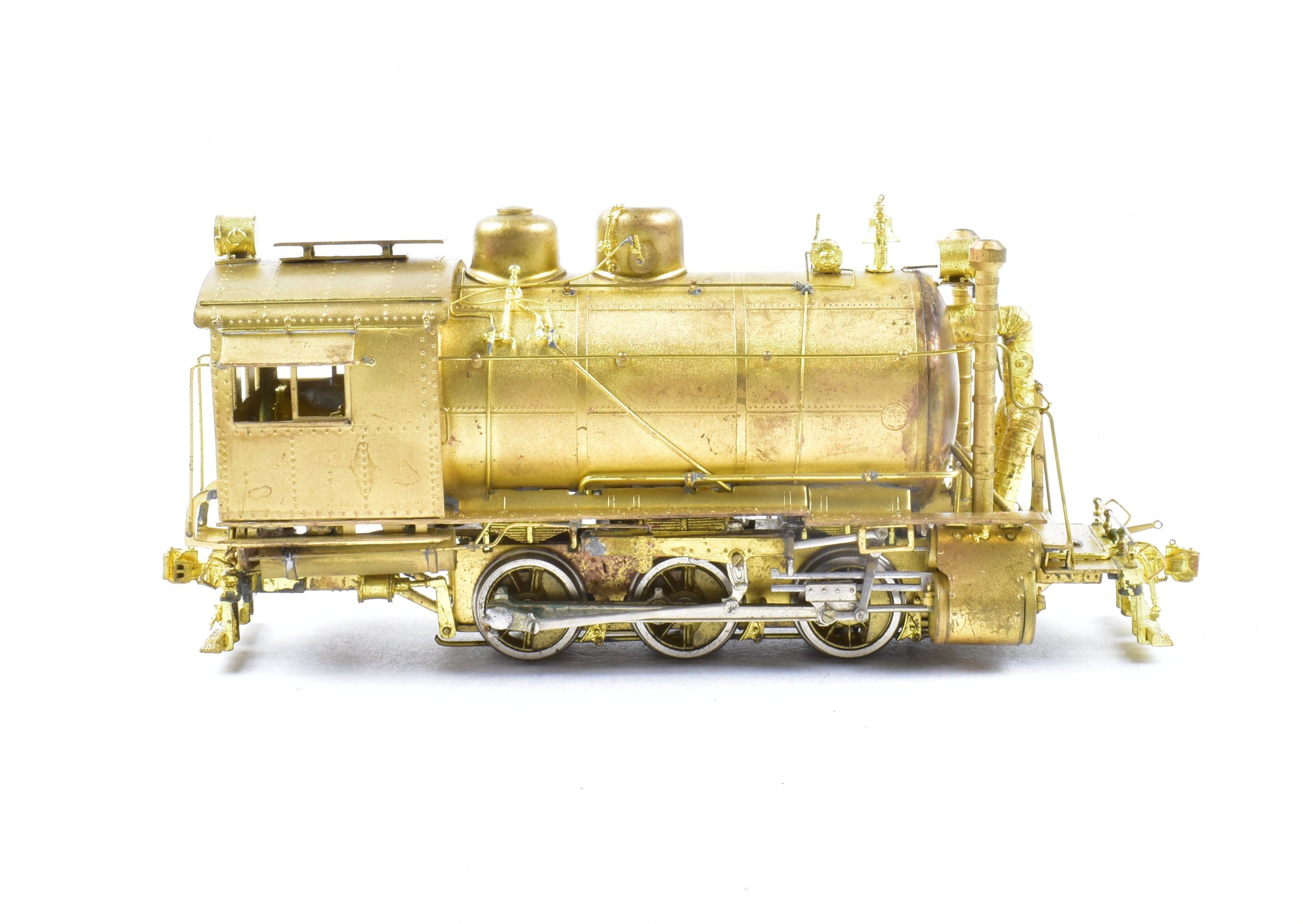 High - Quality HO Scale Brass Model of Westside Model Co.'s ATSF - Santa Fe 0 - 6 - 0T Fireless Cooker Locomotive, Numbered #2299