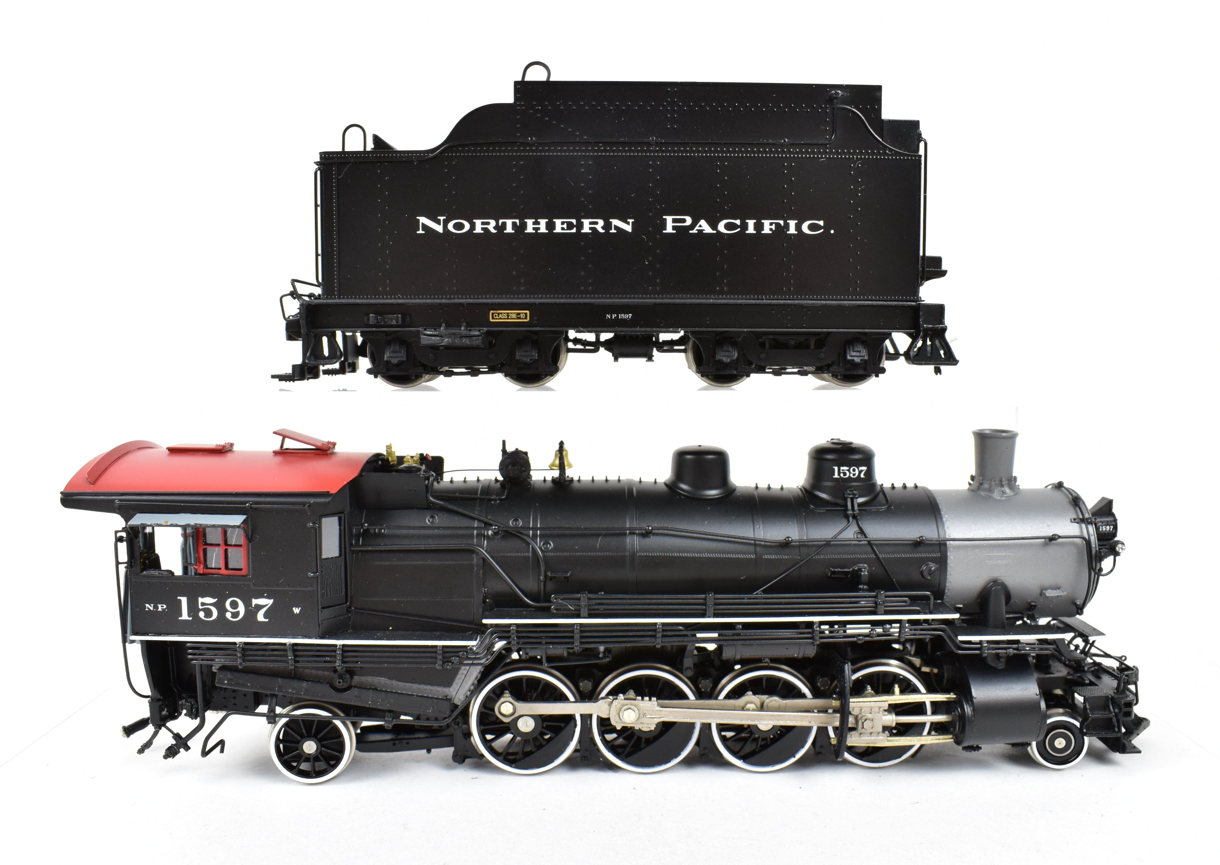 HO Scale Brass W&R Enterprises NP Northern Pacific Class W 2-8-2 Ver 1A Factory Painted #1597